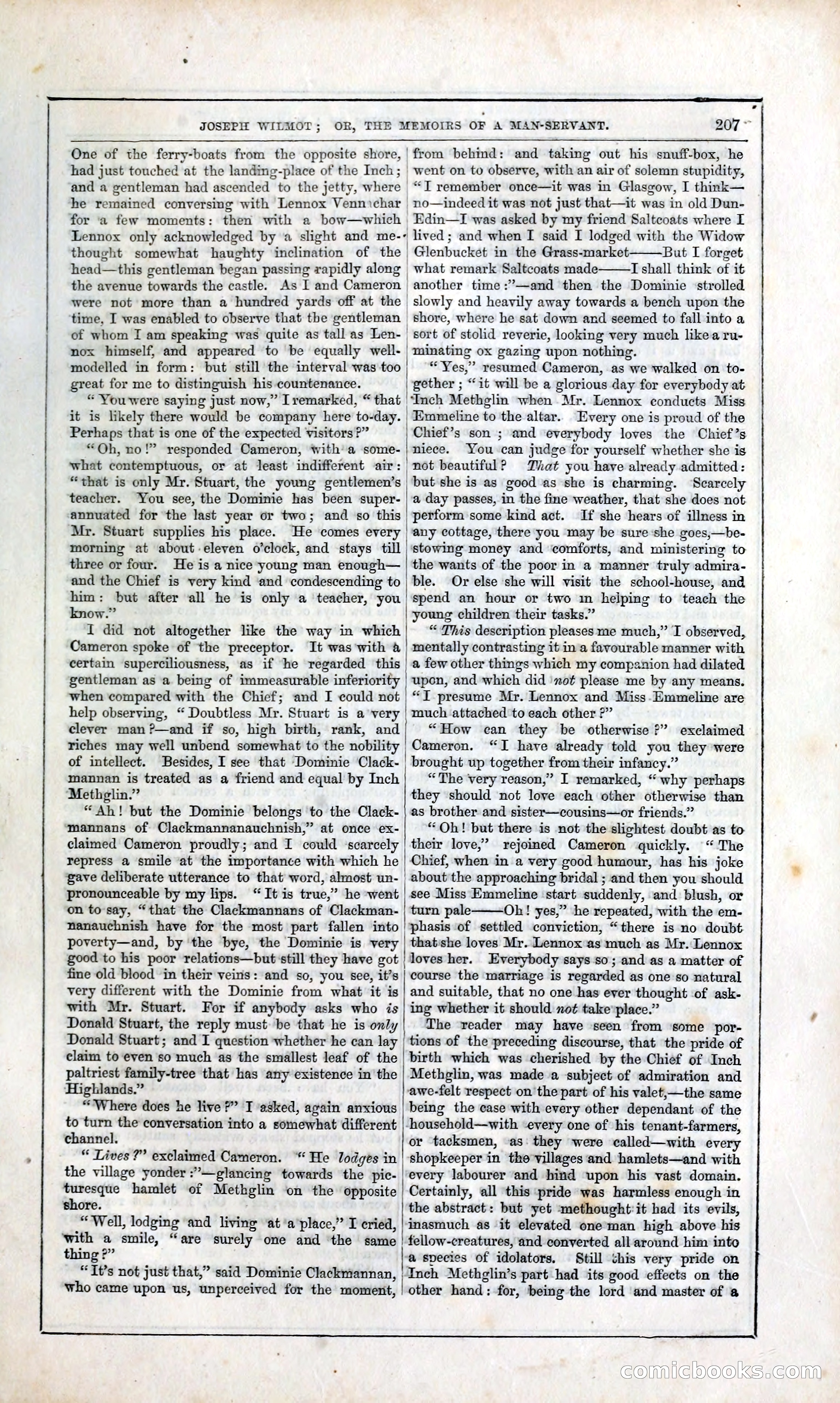Joseph Wilmot, or, The Memoirs of a Man-Servant — page 220 of 394