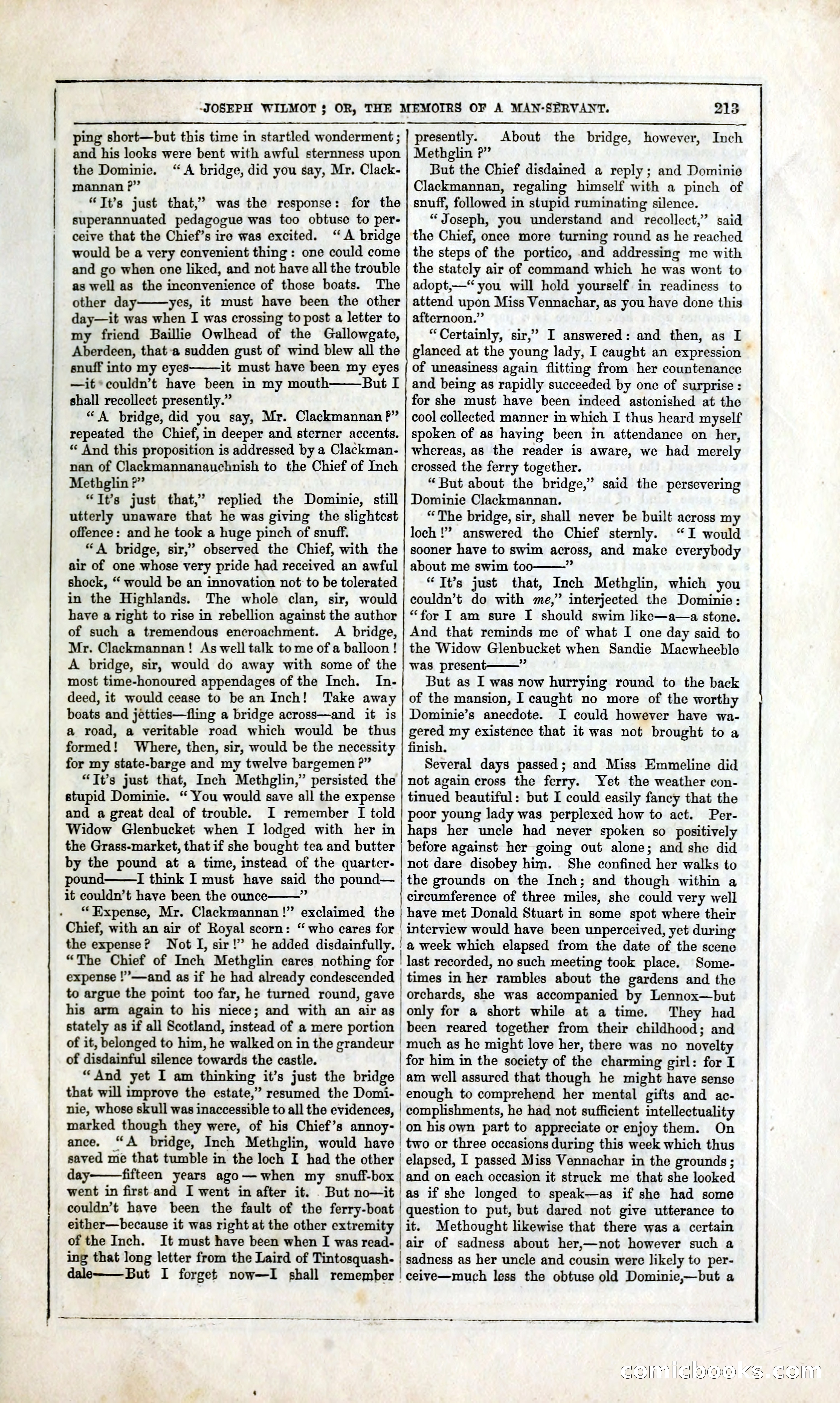 Joseph Wilmot, or, The Memoirs of a Man-Servant — page 226 of 394