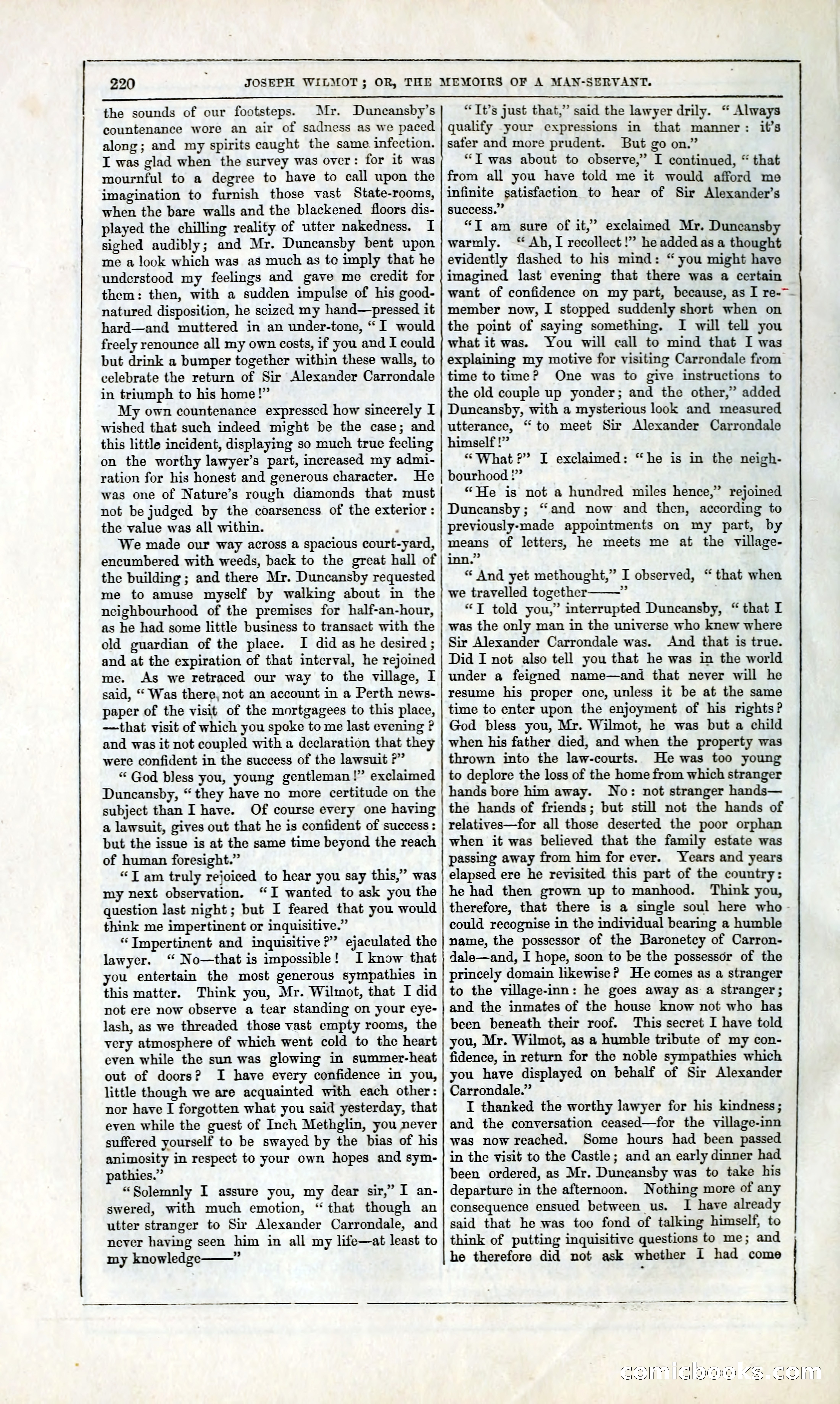 Joseph Wilmot, or, The Memoirs of a Man-Servant — page 229 of 394