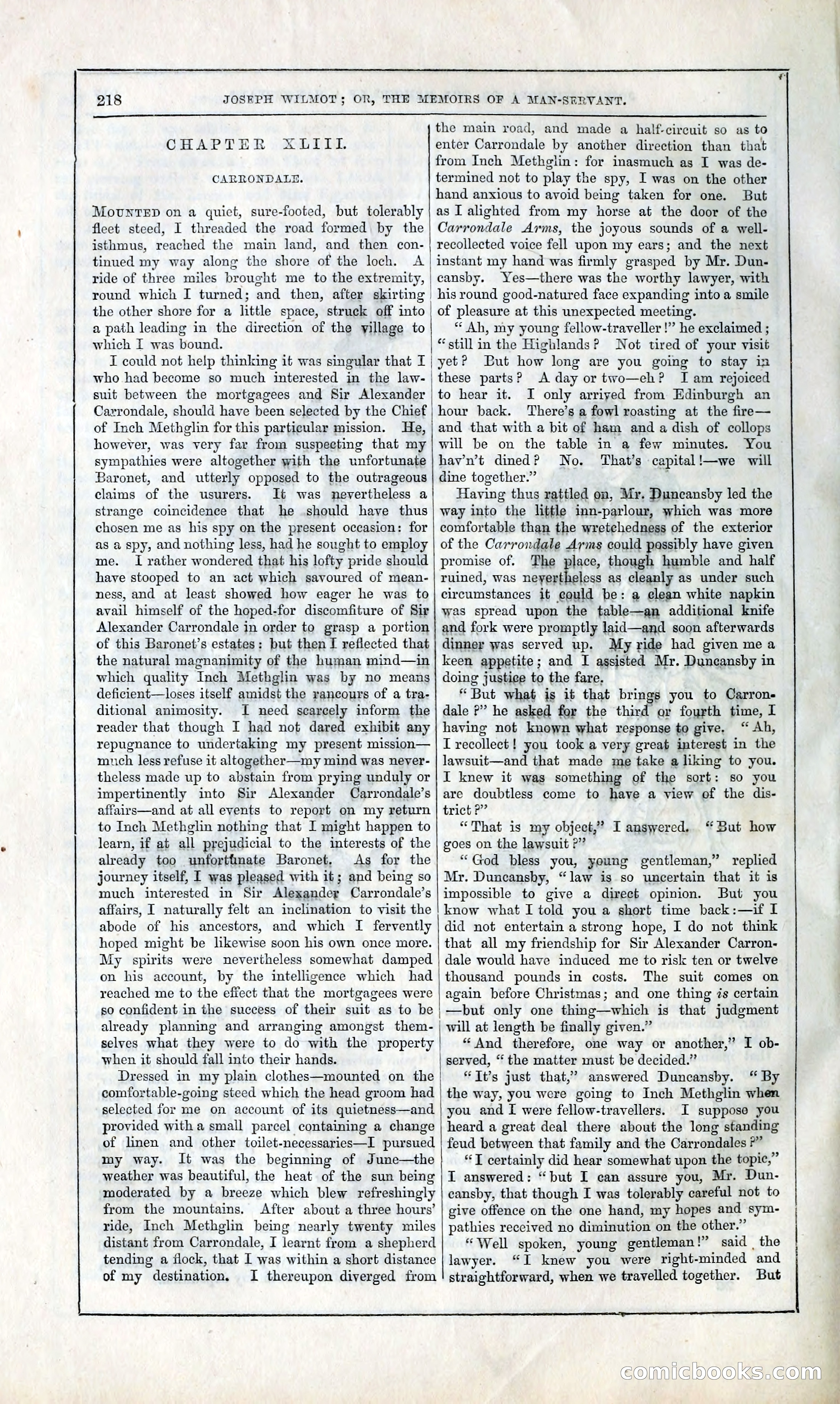 Joseph Wilmot, or, The Memoirs of a Man-Servant — page 231 of 394