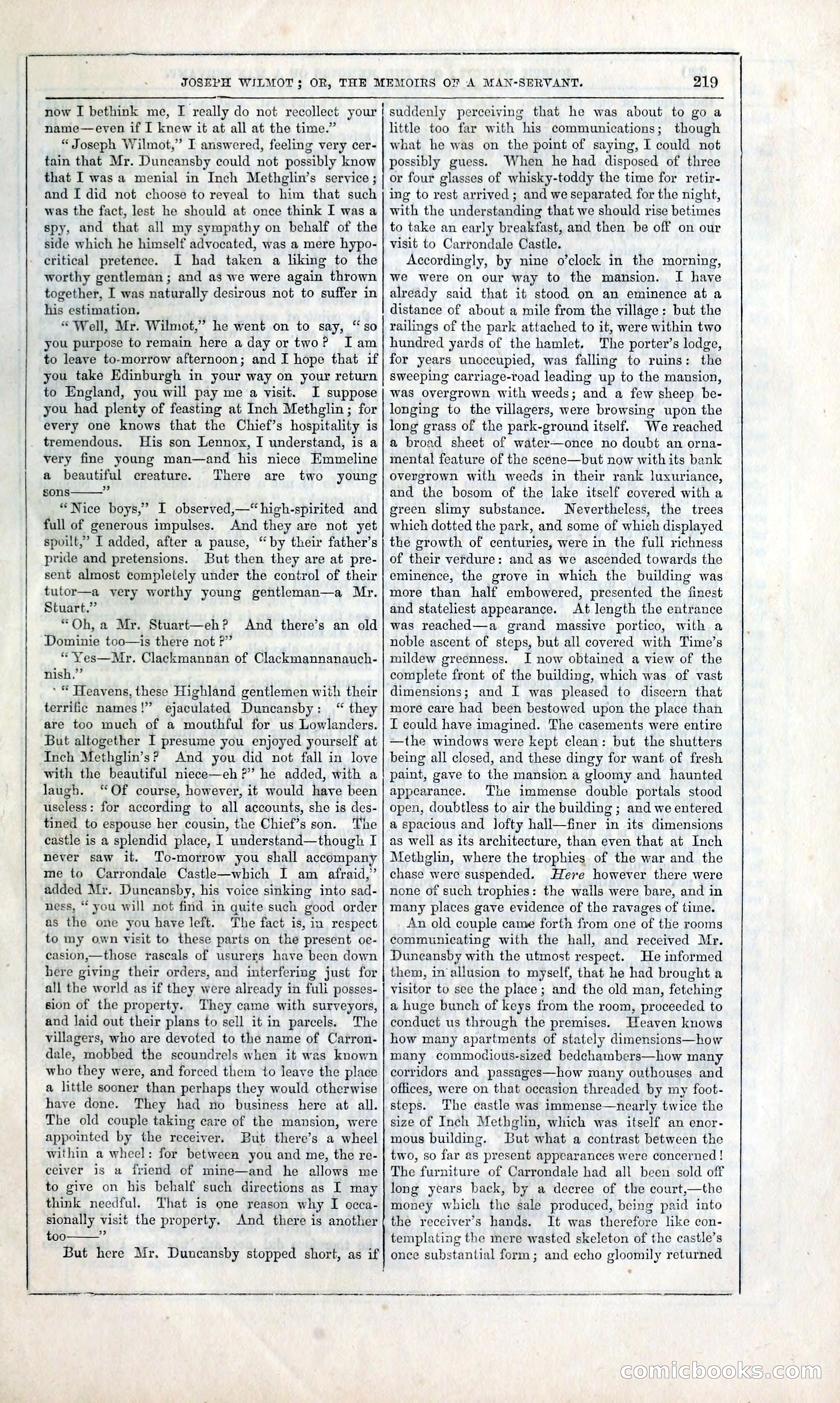 Joseph Wilmot, or, The Memoirs of a Man-Servant — page 232 of 394