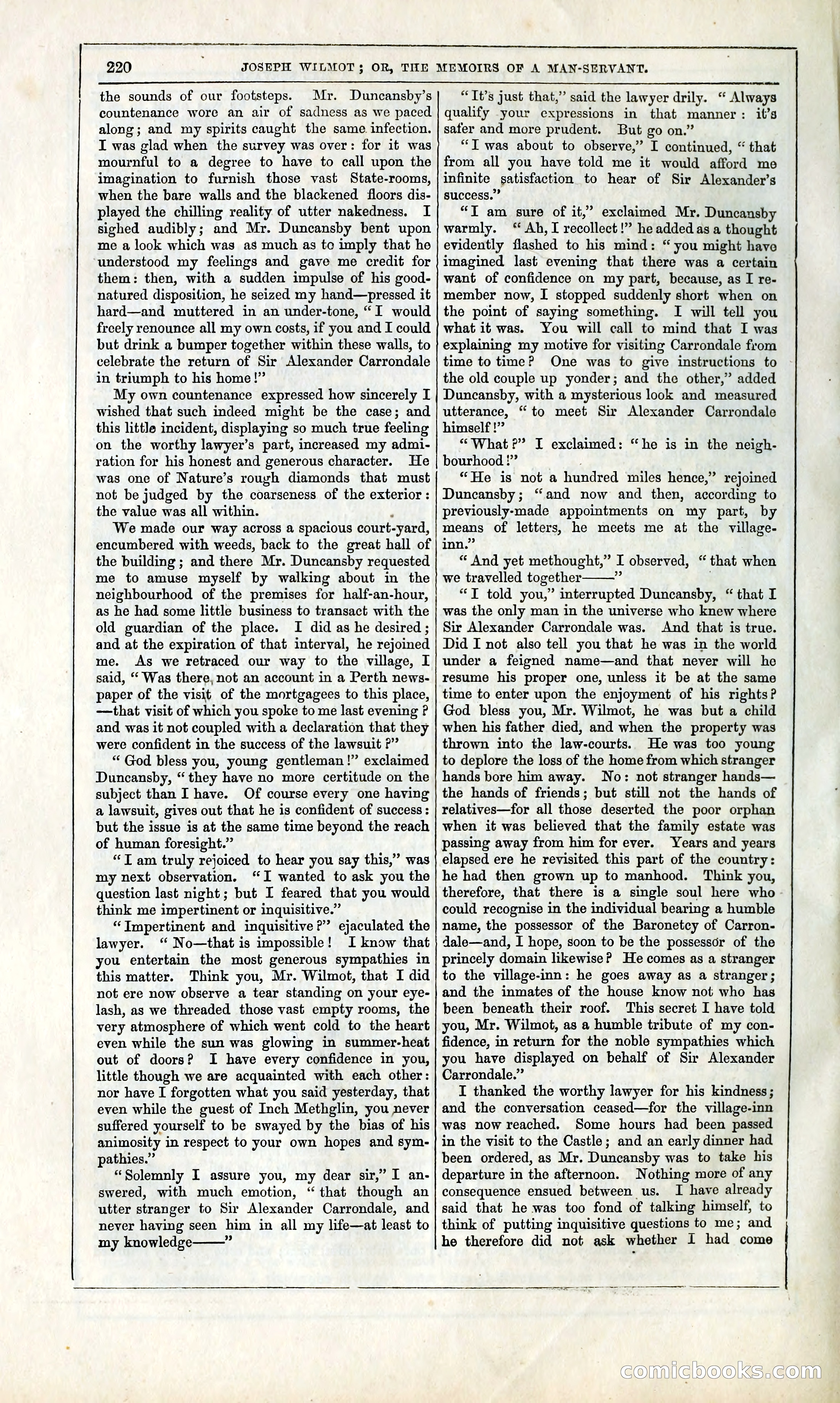 Joseph Wilmot, or, The Memoirs of a Man-Servant — page 233 of 394