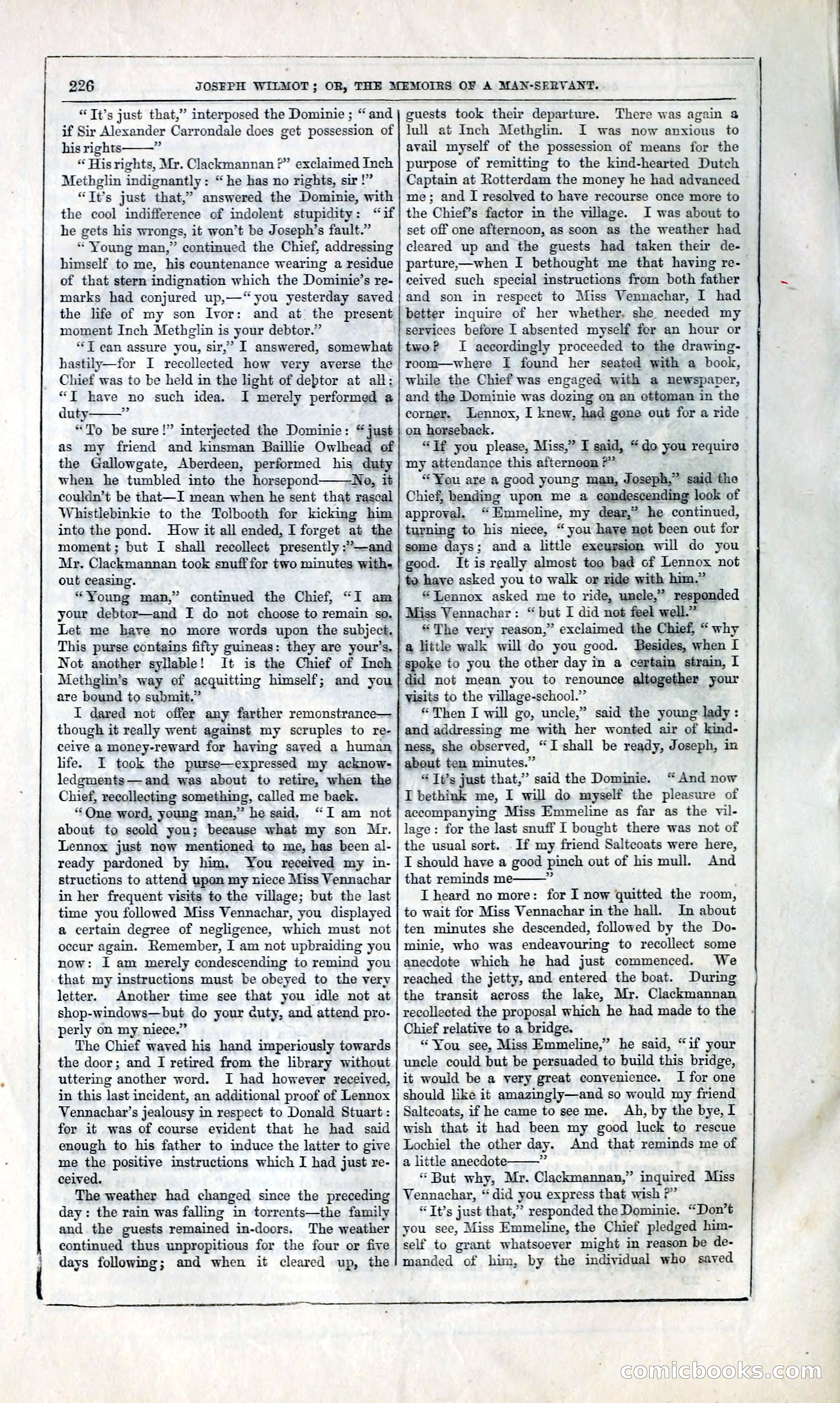 Joseph Wilmot, or, The Memoirs of a Man-Servant — page 239 of 394