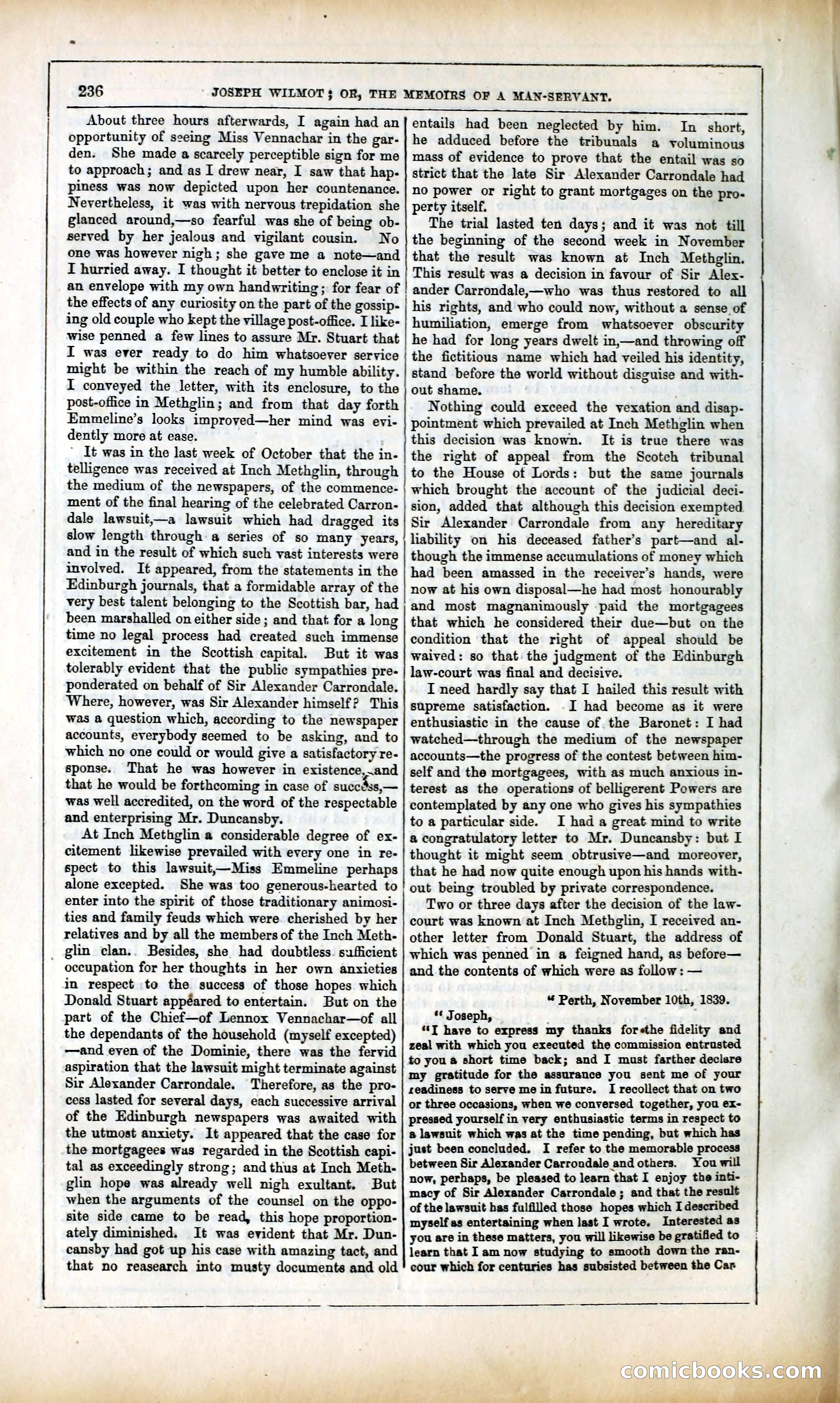 Joseph Wilmot, or, The Memoirs of a Man-Servant — page 249 of 394