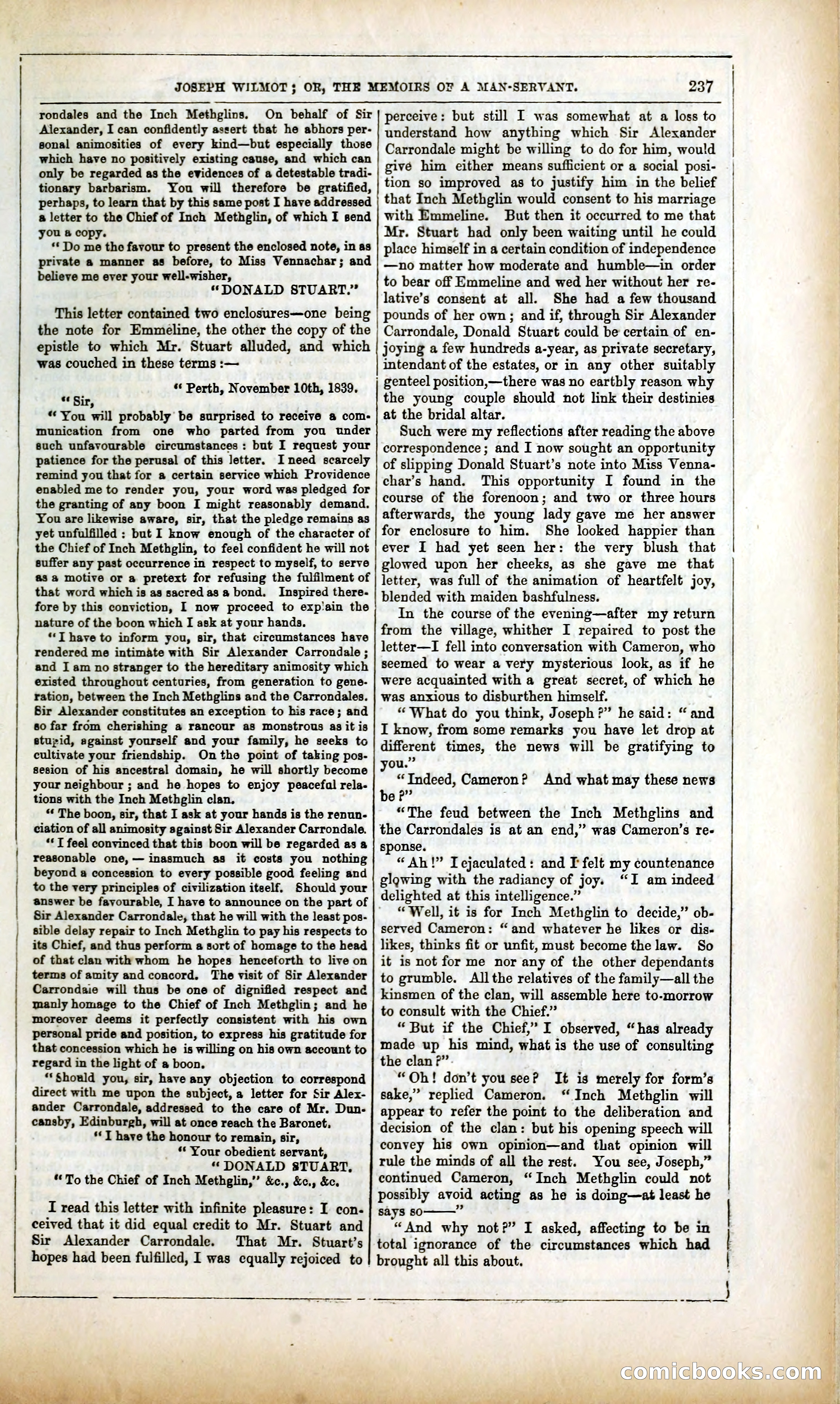 Joseph Wilmot, or, The Memoirs of a Man-Servant — page 250 of 394