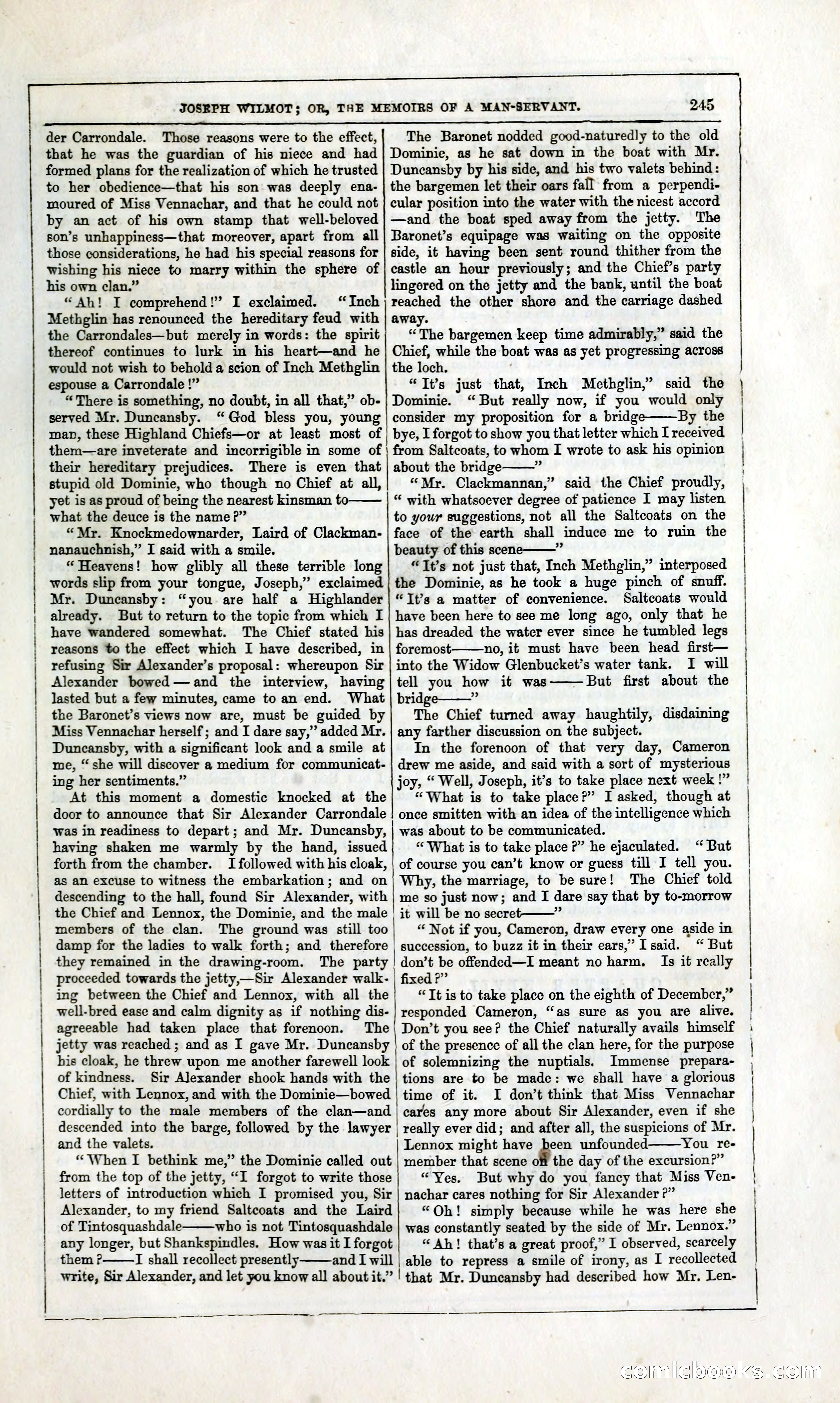 Joseph Wilmot, or, The Memoirs of a Man-Servant — page 258 of 394