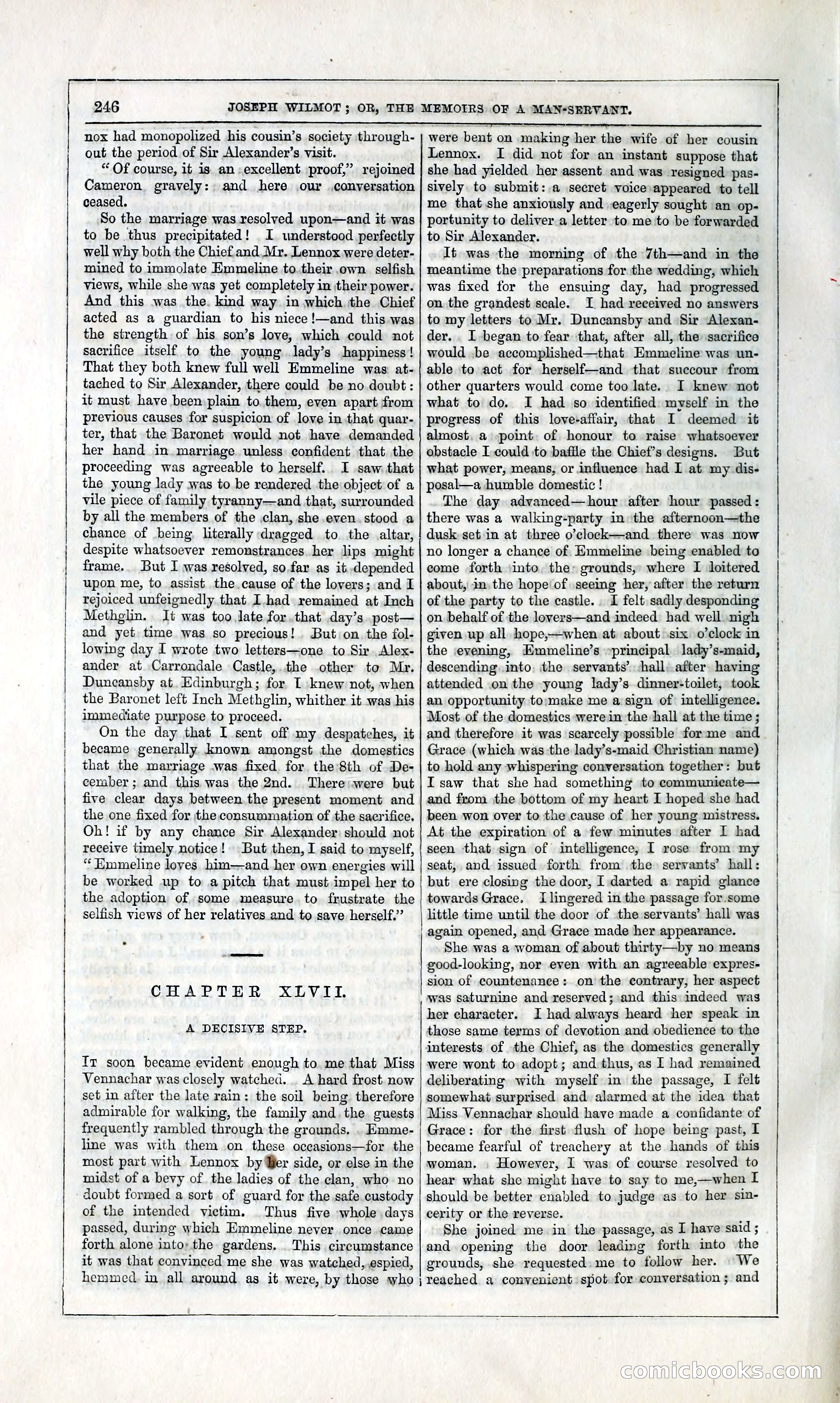 Joseph Wilmot, or, The Memoirs of a Man-Servant — page 259 of 394