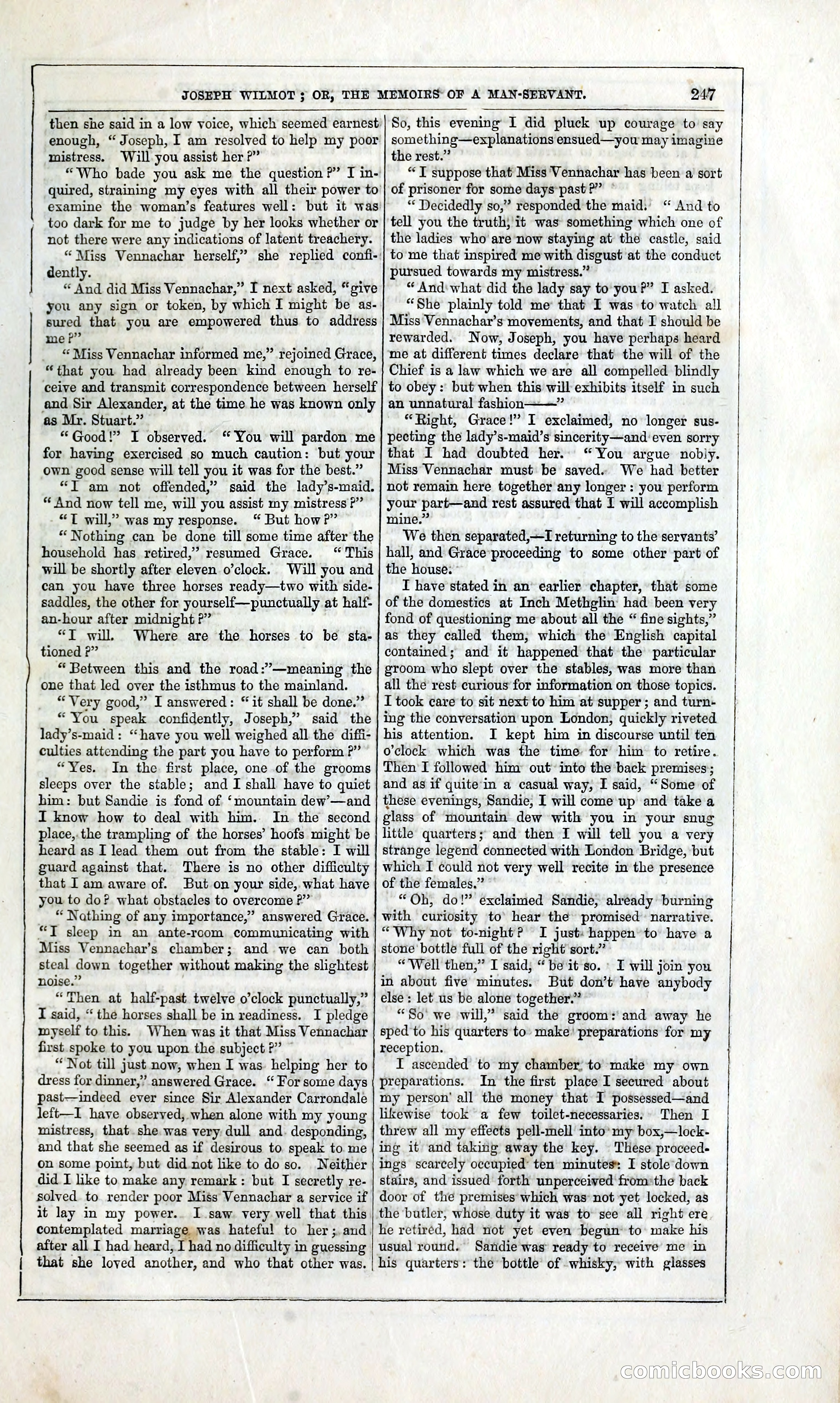 Joseph Wilmot, or, The Memoirs of a Man-Servant — page 260 of 394