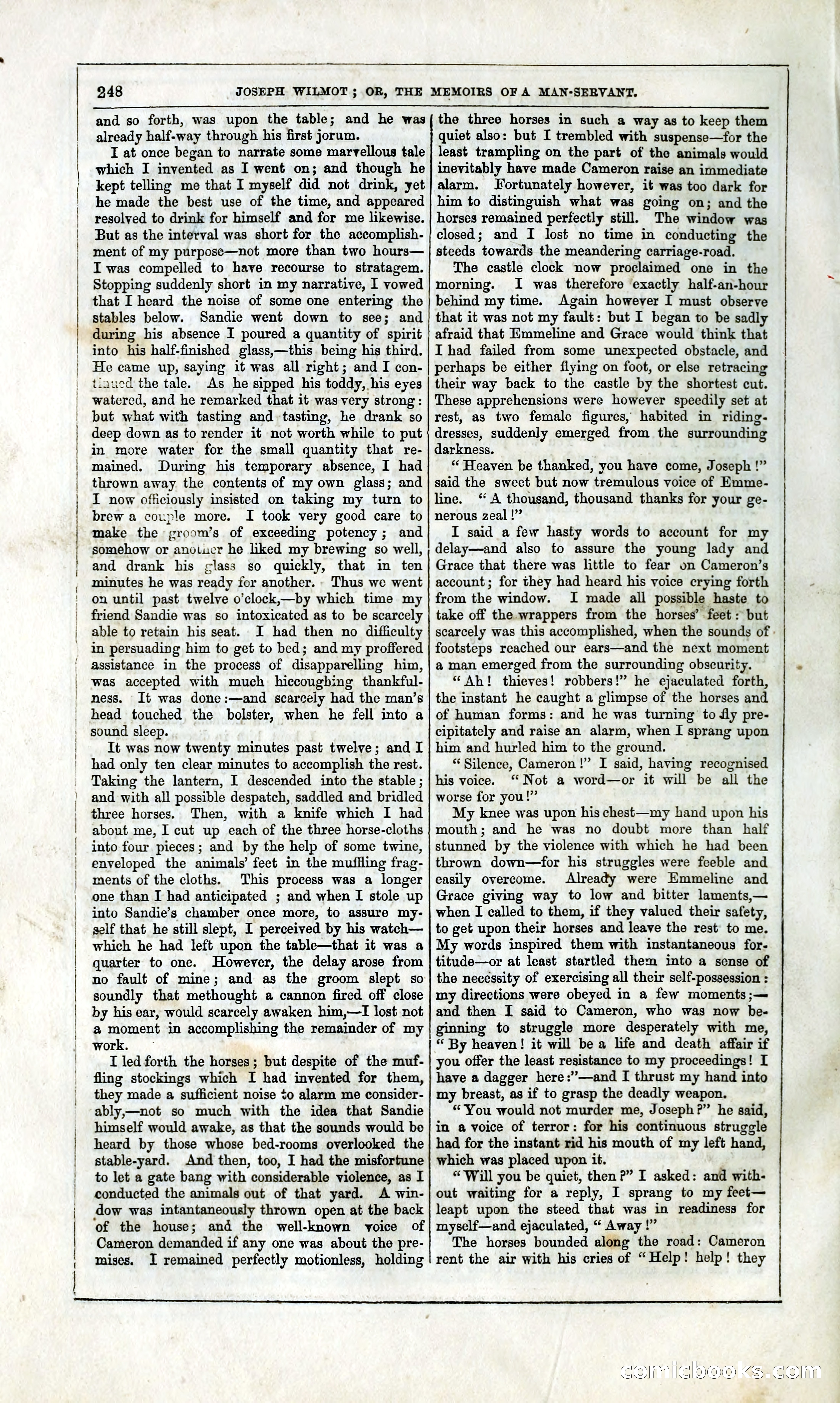 Joseph Wilmot, or, The Memoirs of a Man-Servant — page 261 of 394