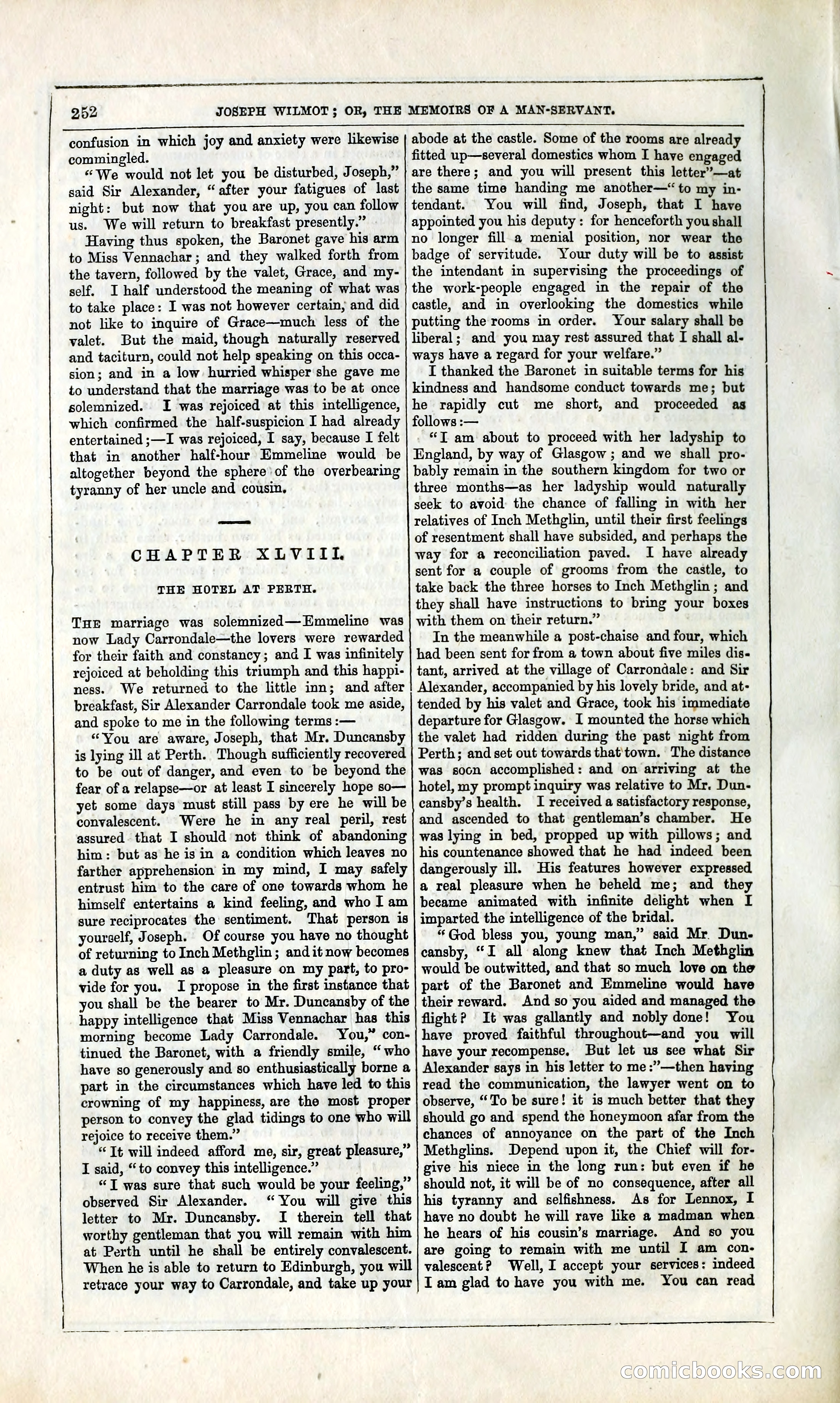 Joseph Wilmot, or, The Memoirs of a Man-Servant — page 265 of 394