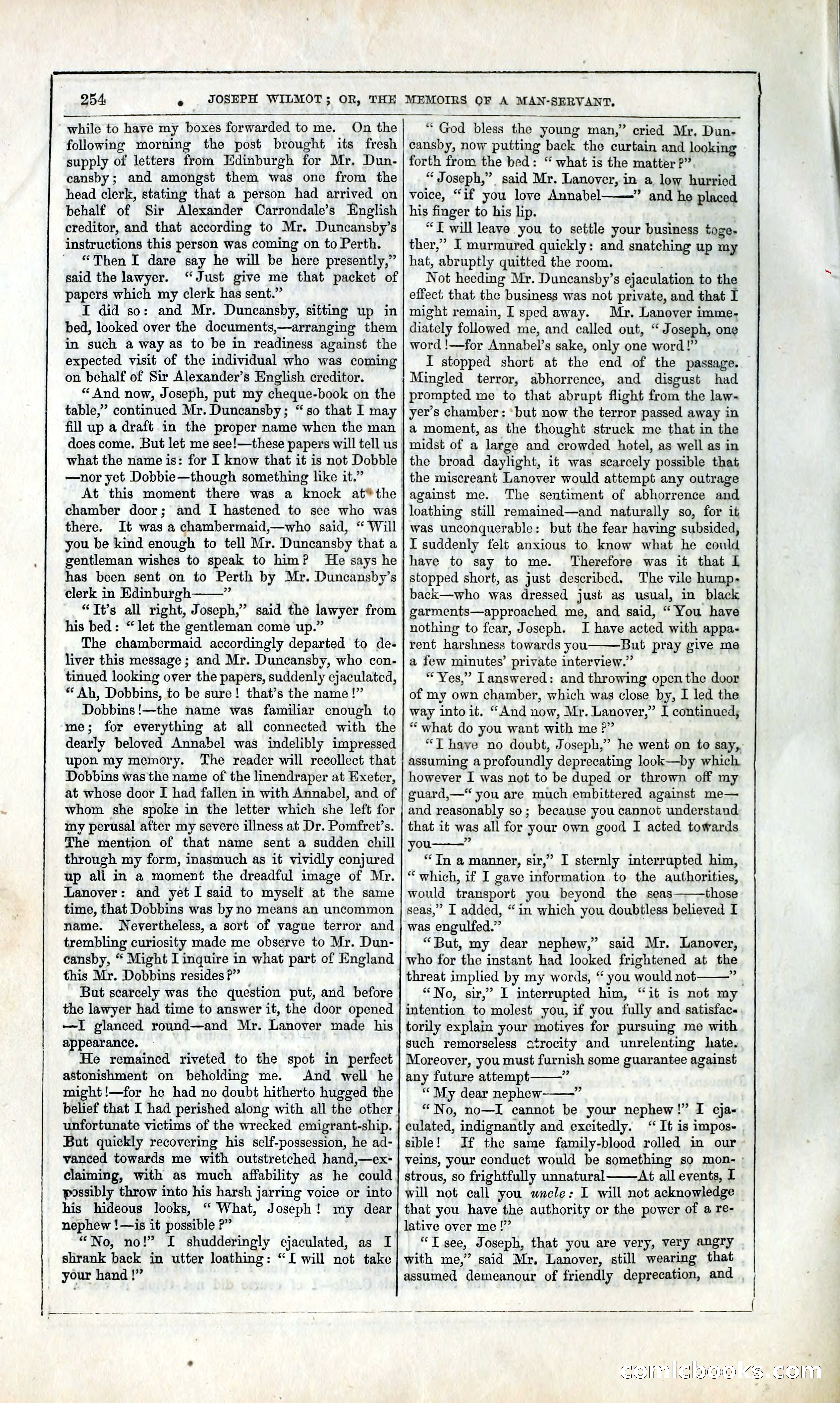Joseph Wilmot, or, The Memoirs of a Man-Servant — page 267 of 394