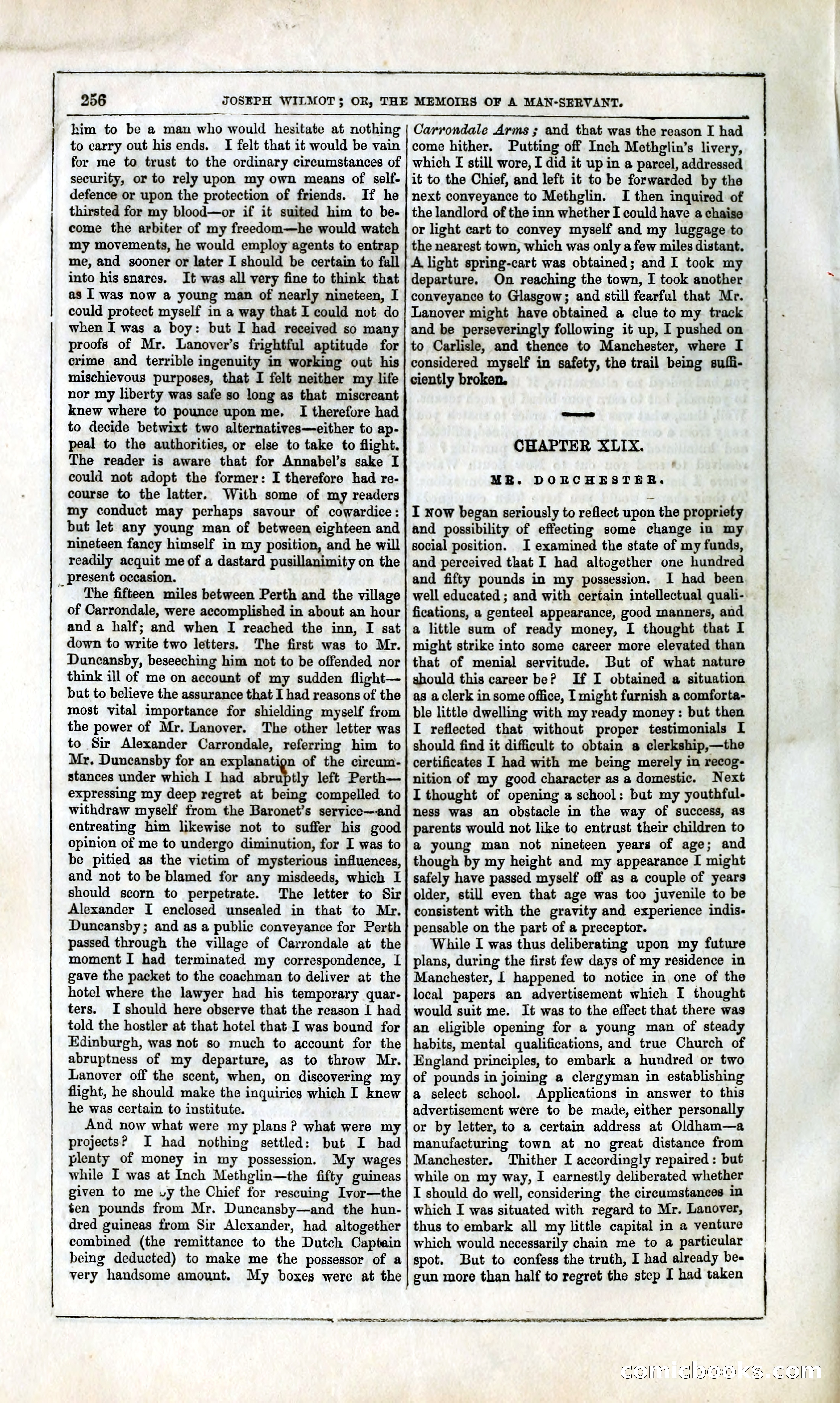 Joseph Wilmot, or, The Memoirs of a Man-Servant — page 269 of 394