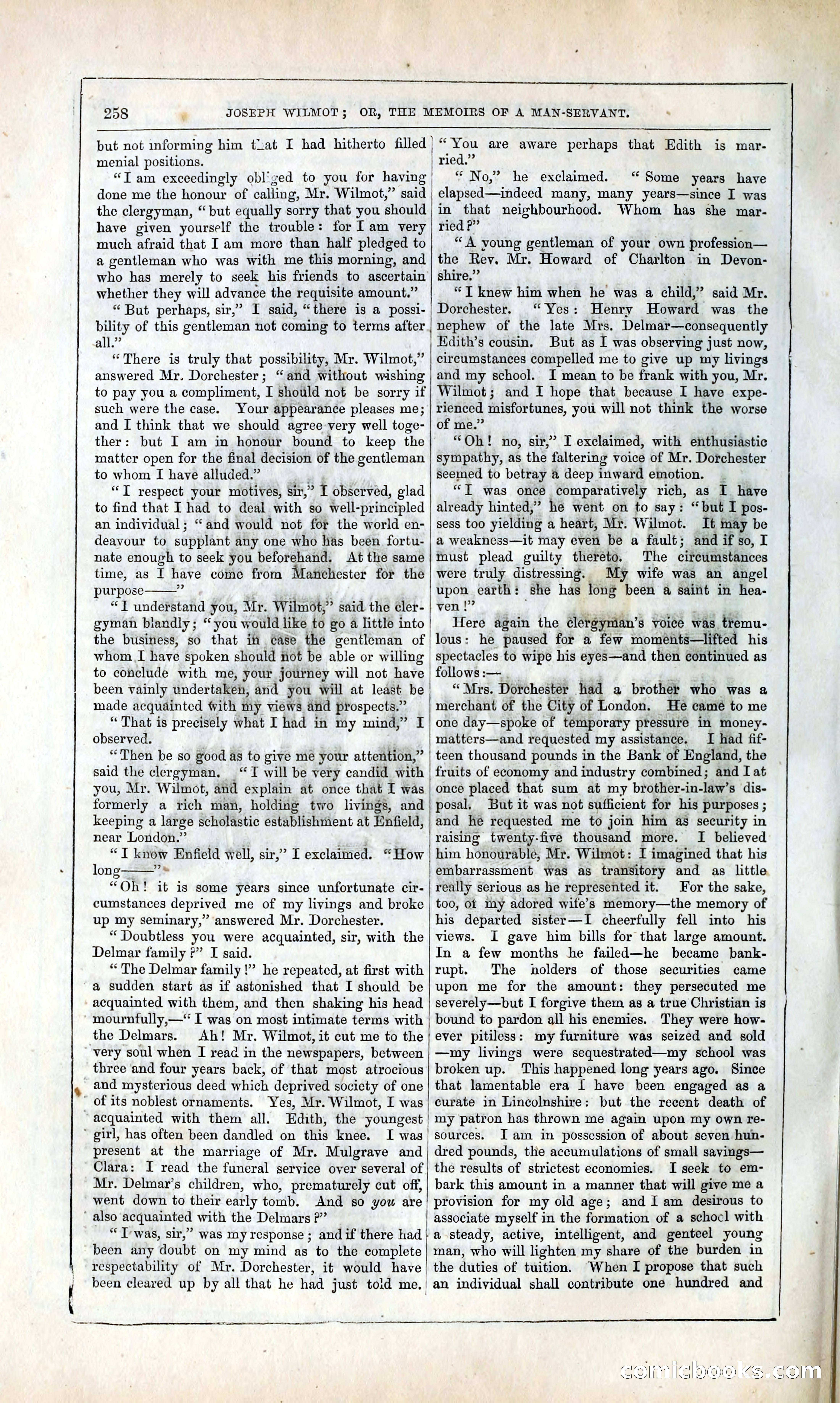 Joseph Wilmot, or, The Memoirs of a Man-Servant — page 271 of 394