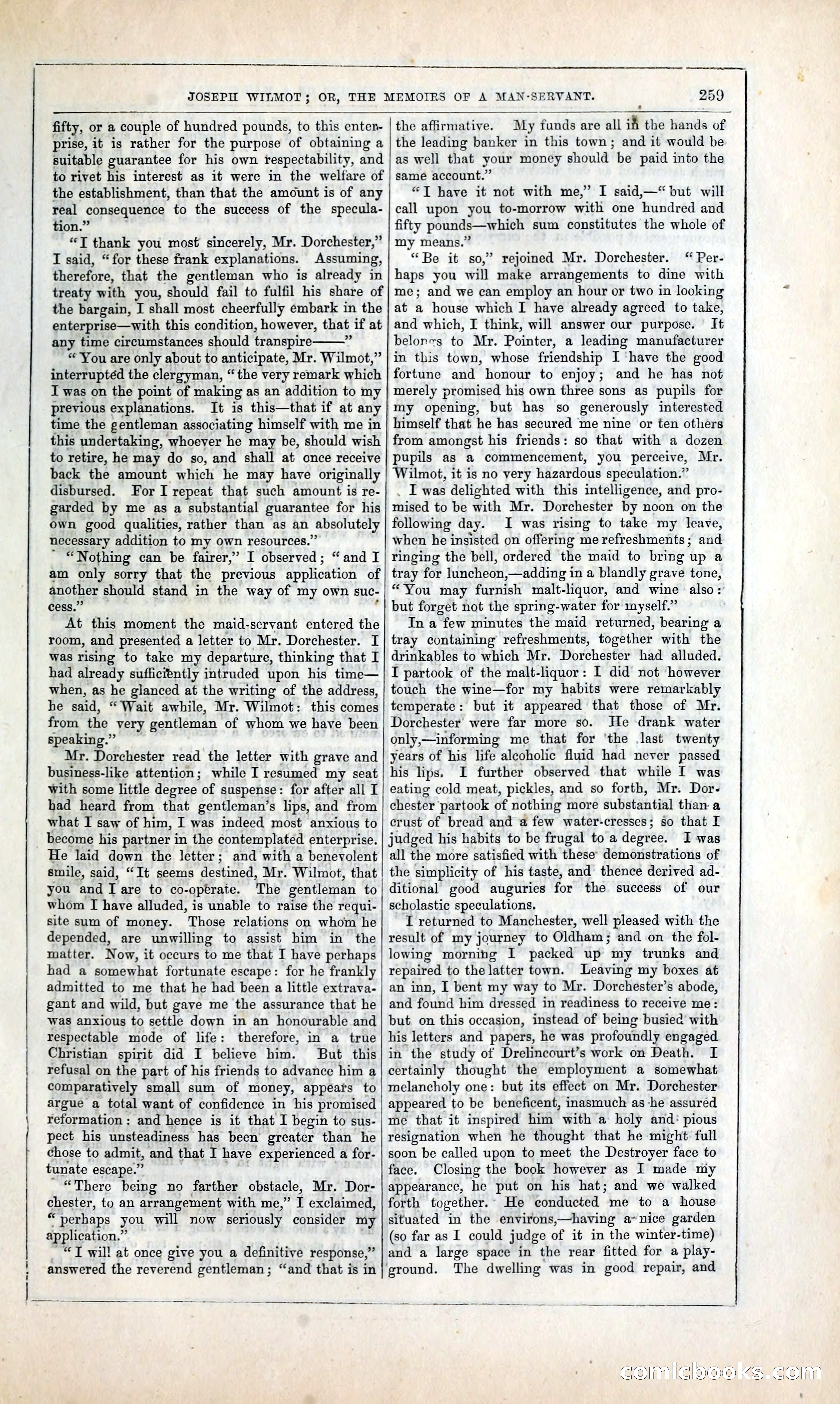 Joseph Wilmot, or, The Memoirs of a Man-Servant — page 272 of 394