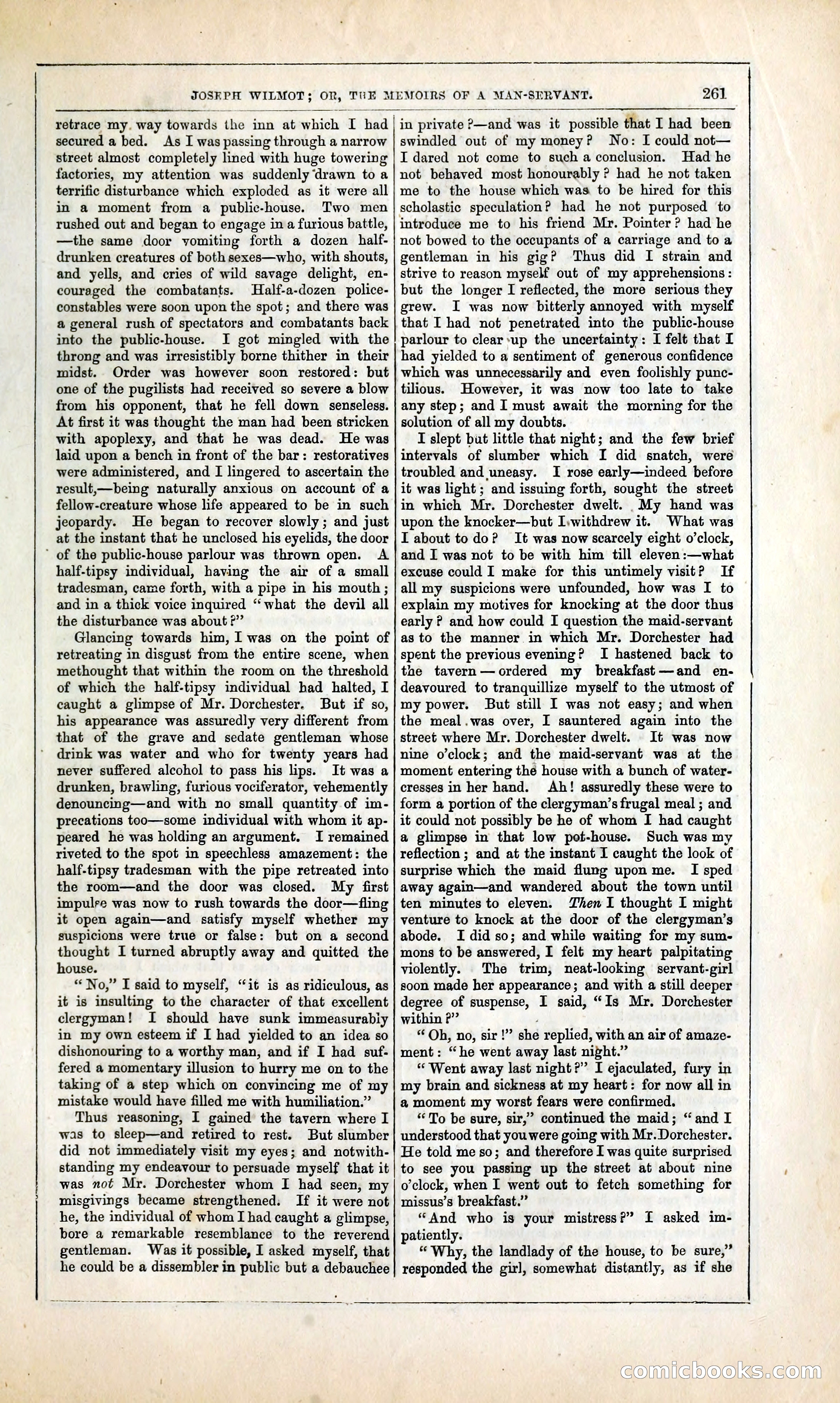 Joseph Wilmot, or, The Memoirs of a Man-Servant — page 274 of 394