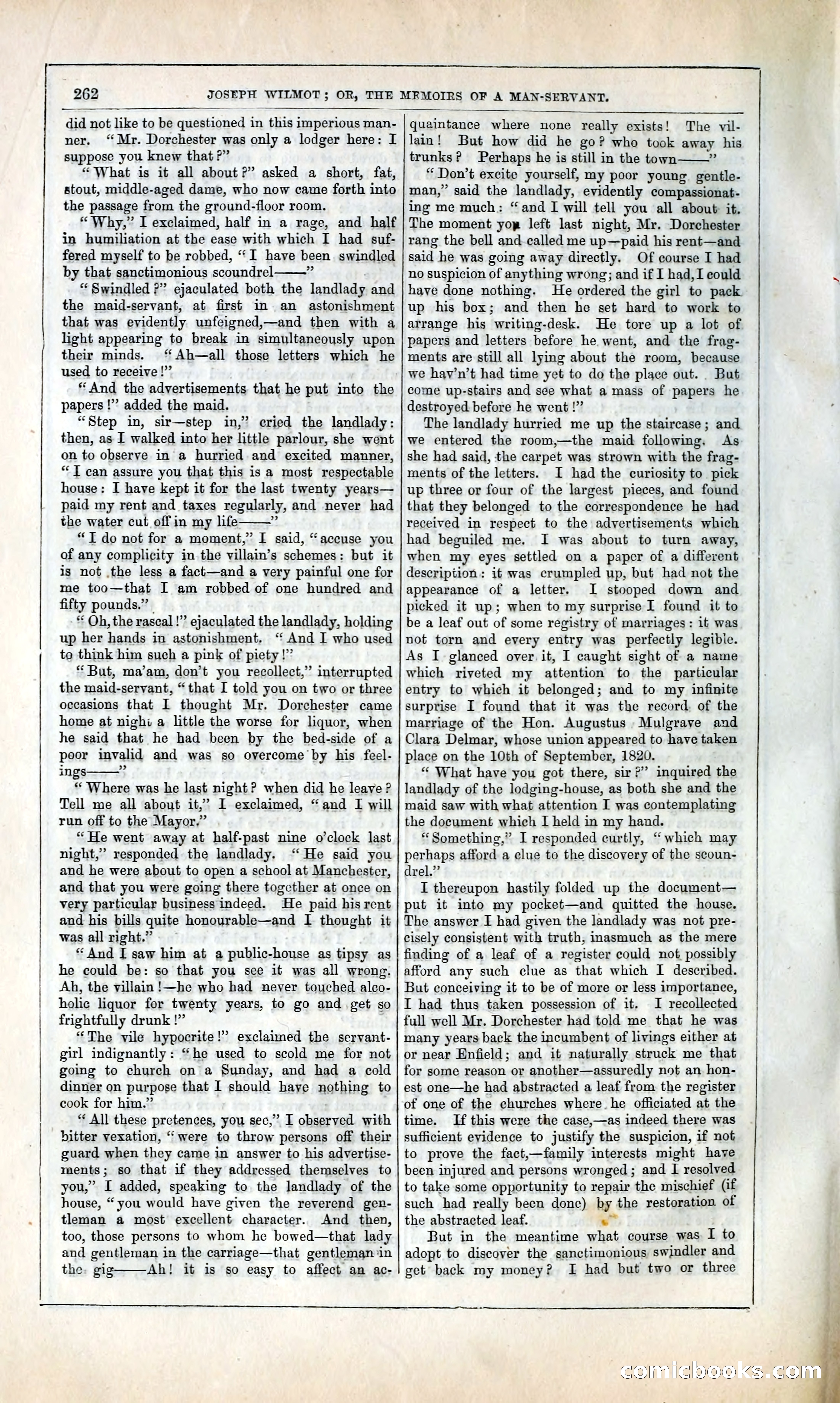 Joseph Wilmot, or, The Memoirs of a Man-Servant — page 275 of 394