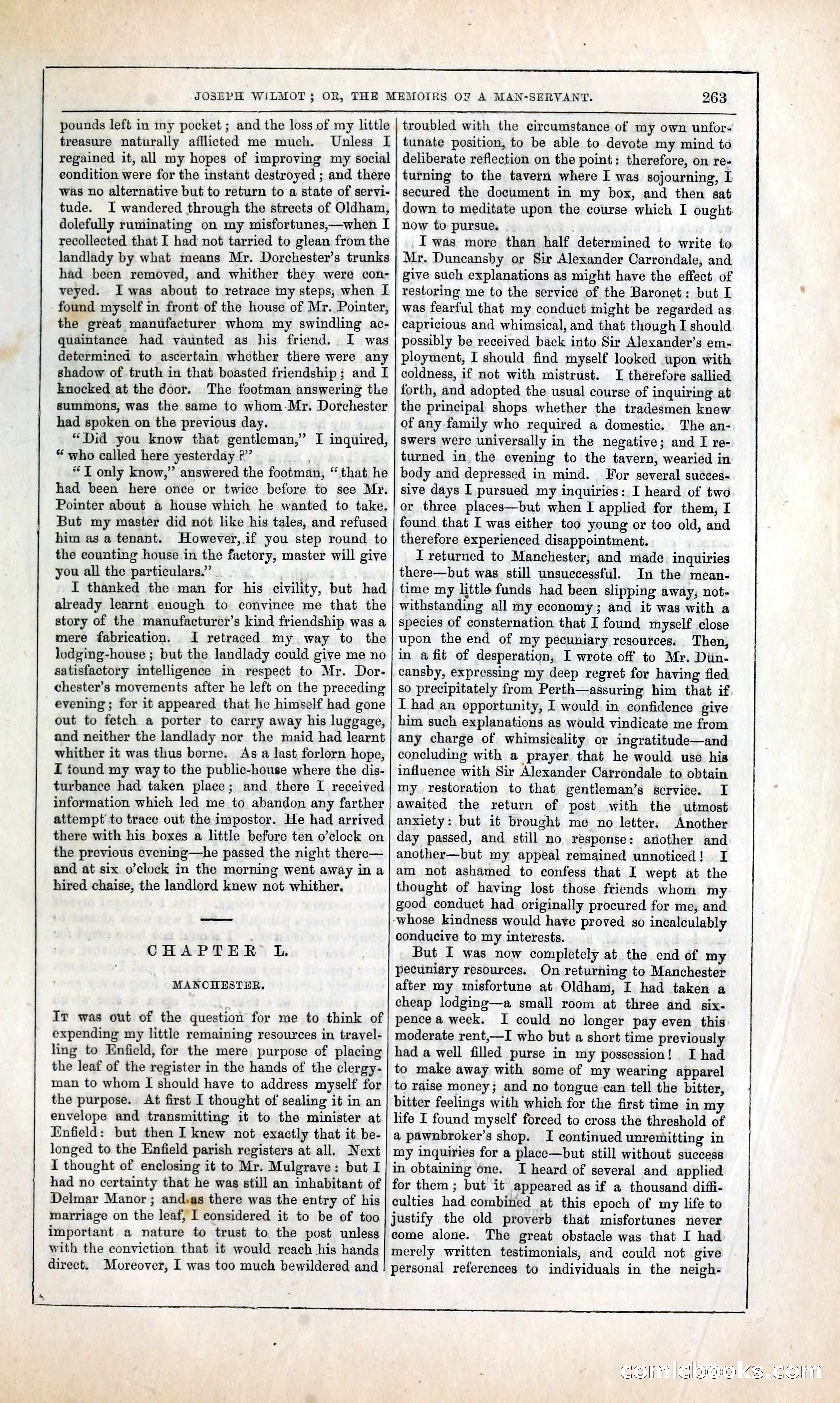 Joseph Wilmot, or, The Memoirs of a Man-Servant — page 276 of 394