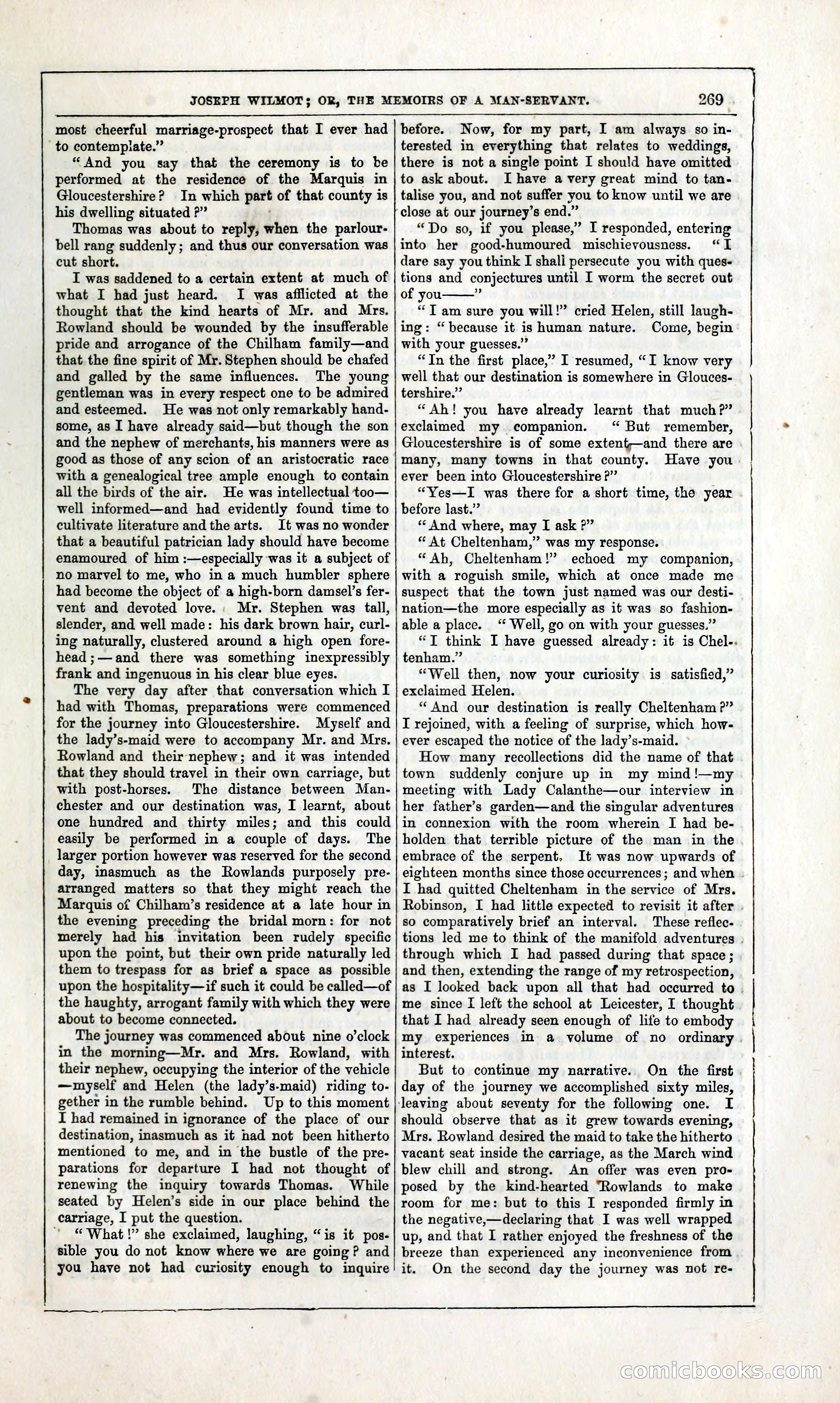 Joseph Wilmot, or, The Memoirs of a Man-Servant — page 282 of 394