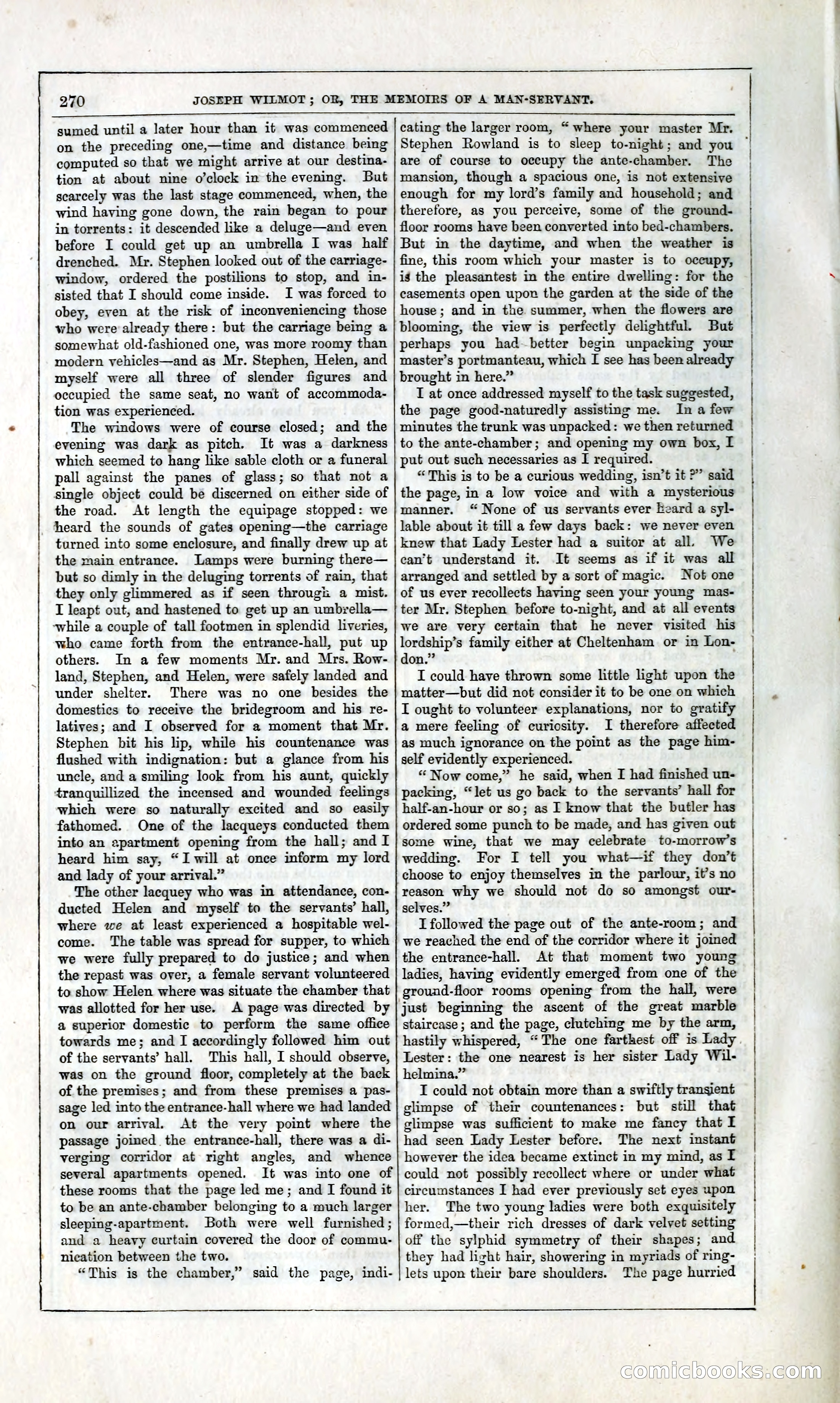 Joseph Wilmot, or, The Memoirs of a Man-Servant — page 283 of 394
