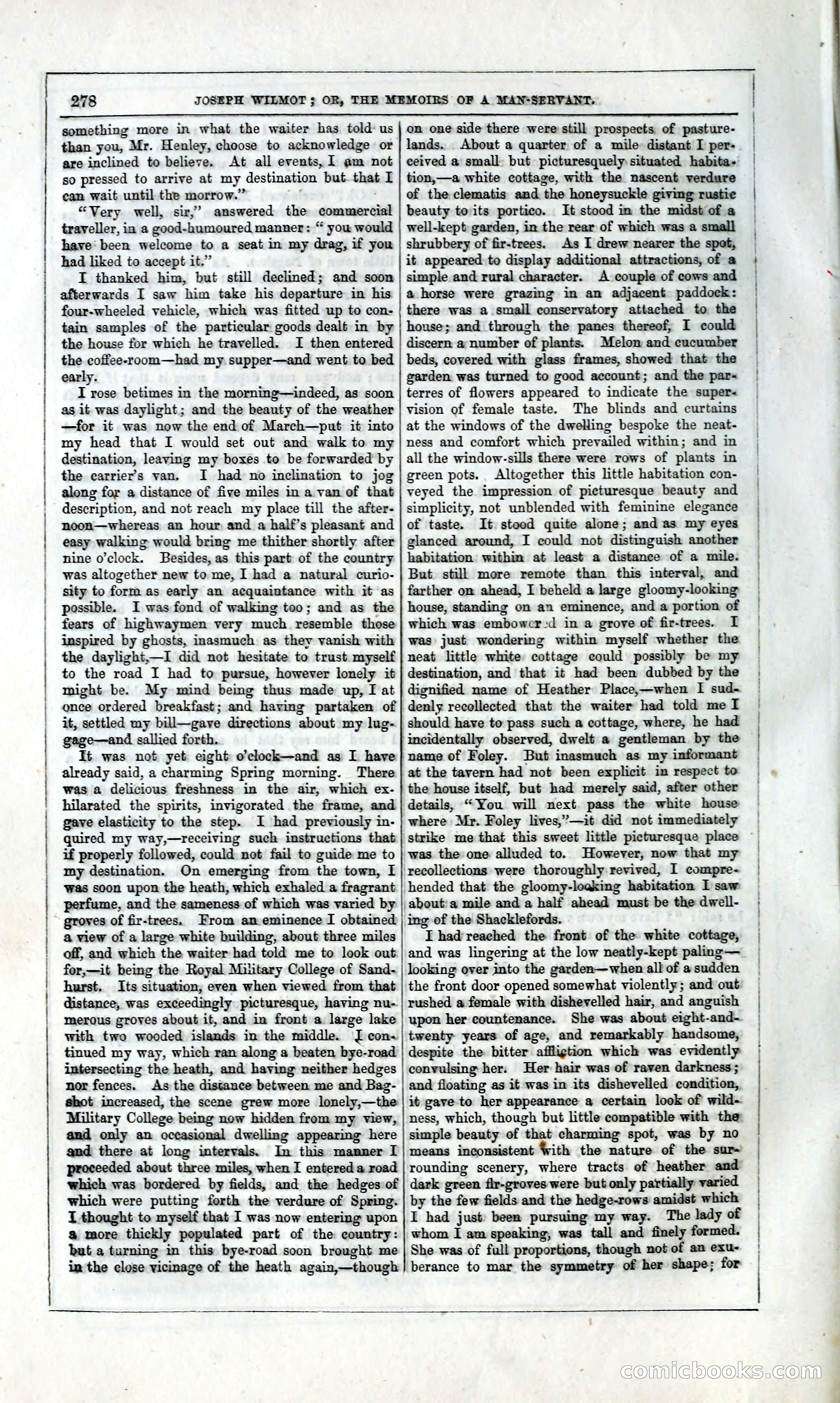 Joseph Wilmot, or, The Memoirs of a Man-Servant — page 291 of 394