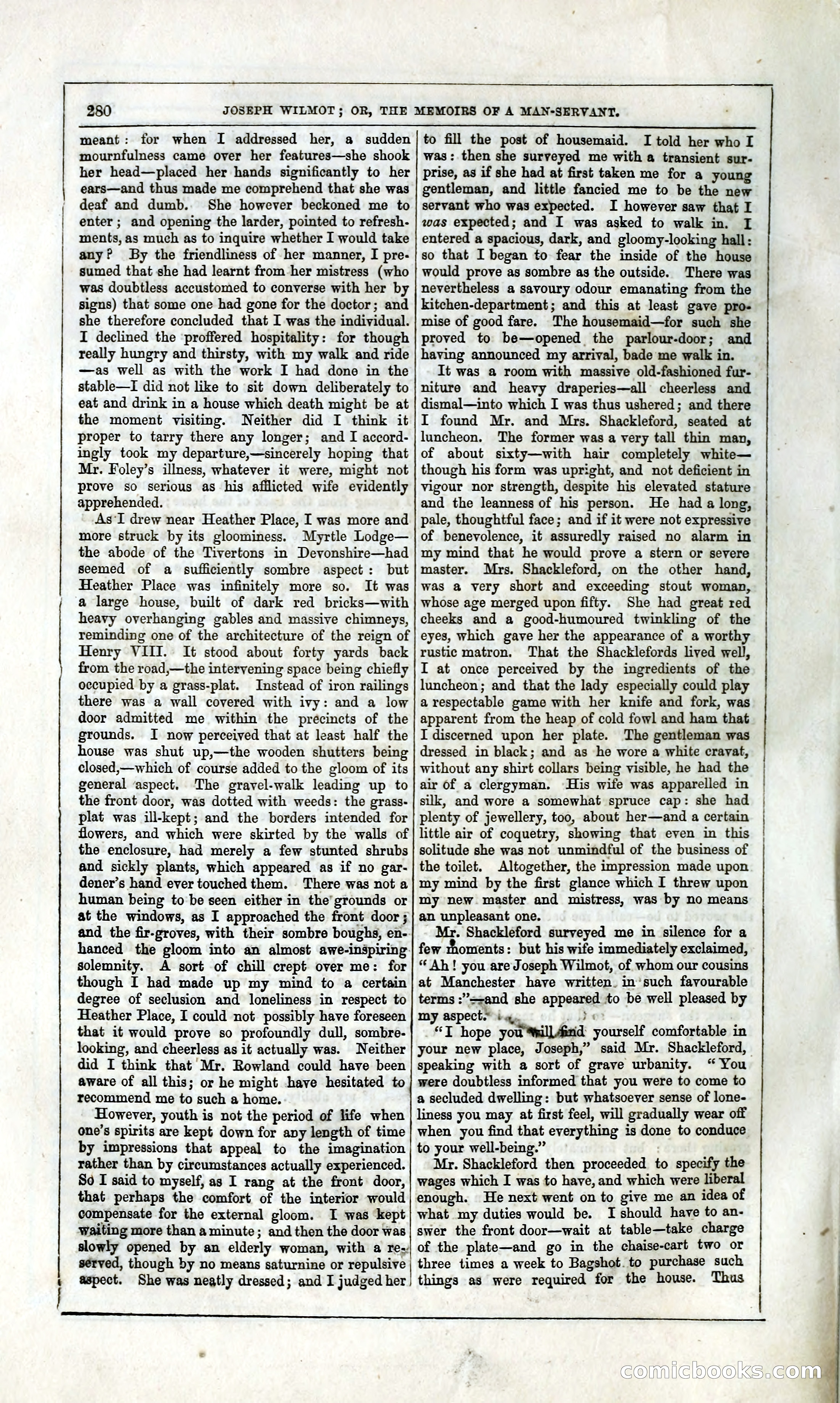 Joseph Wilmot, or, The Memoirs of a Man-Servant — page 293 of 394