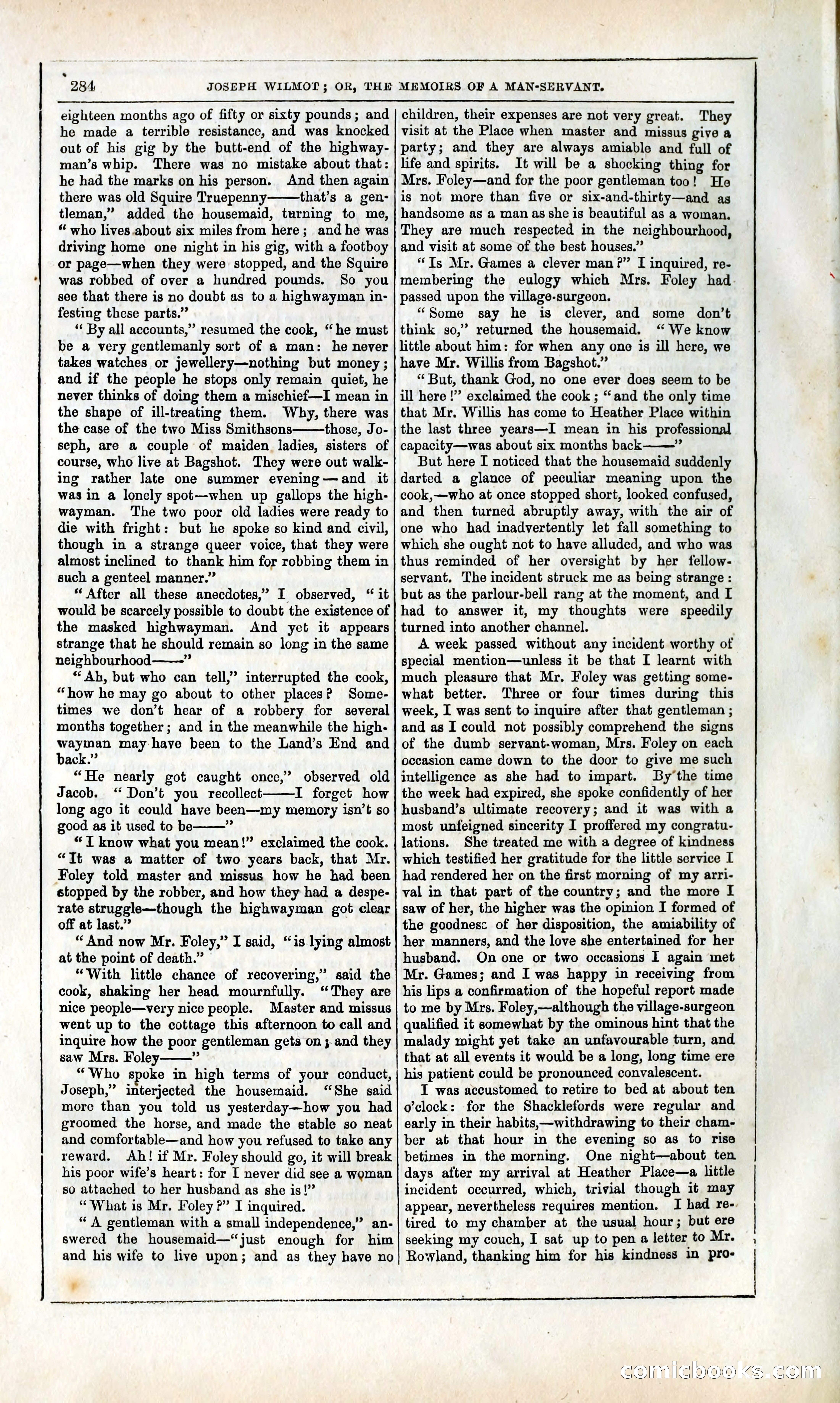 Joseph Wilmot, or, The Memoirs of a Man-Servant — page 297 of 394