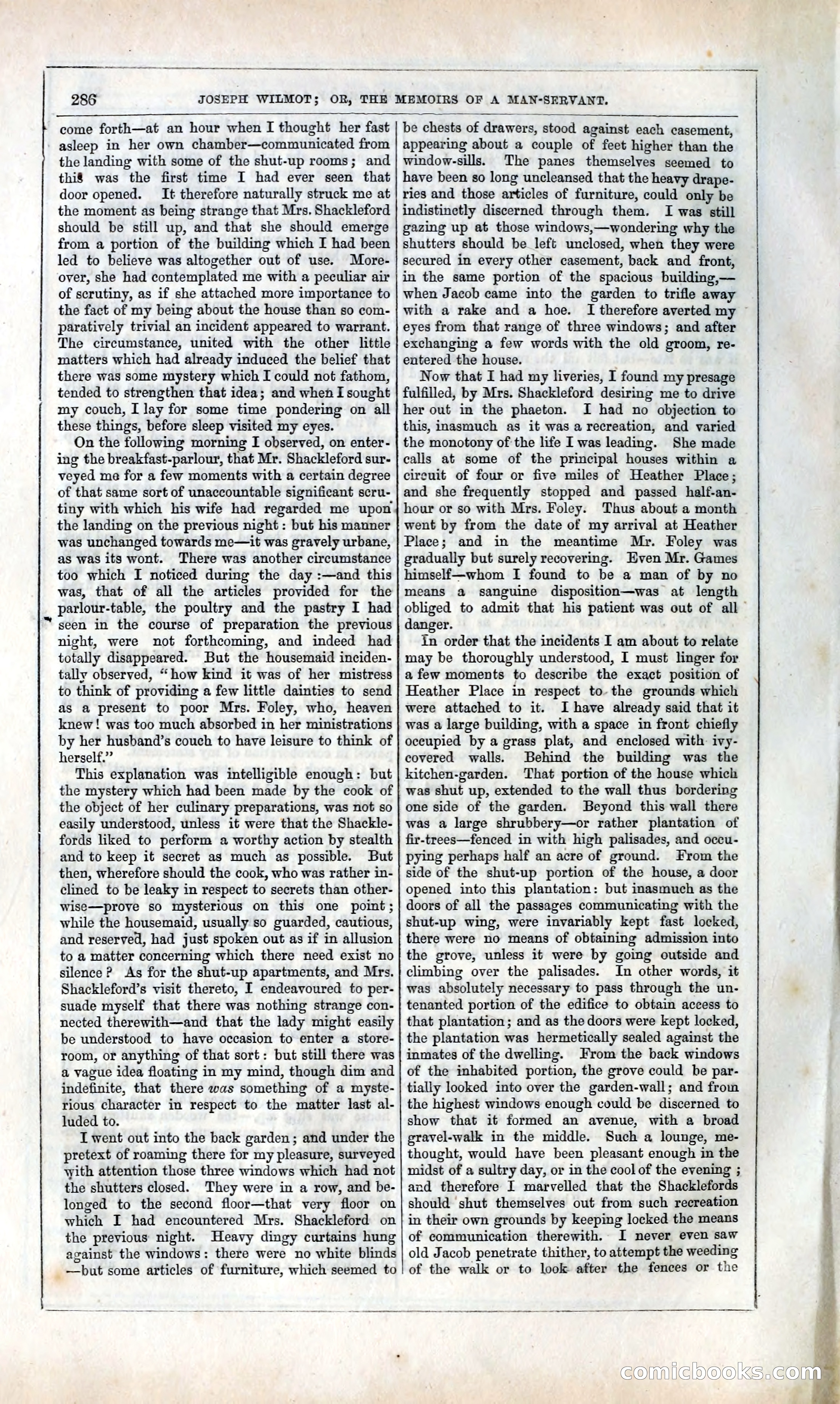 Joseph Wilmot, or, The Memoirs of a Man-Servant — page 299 of 394