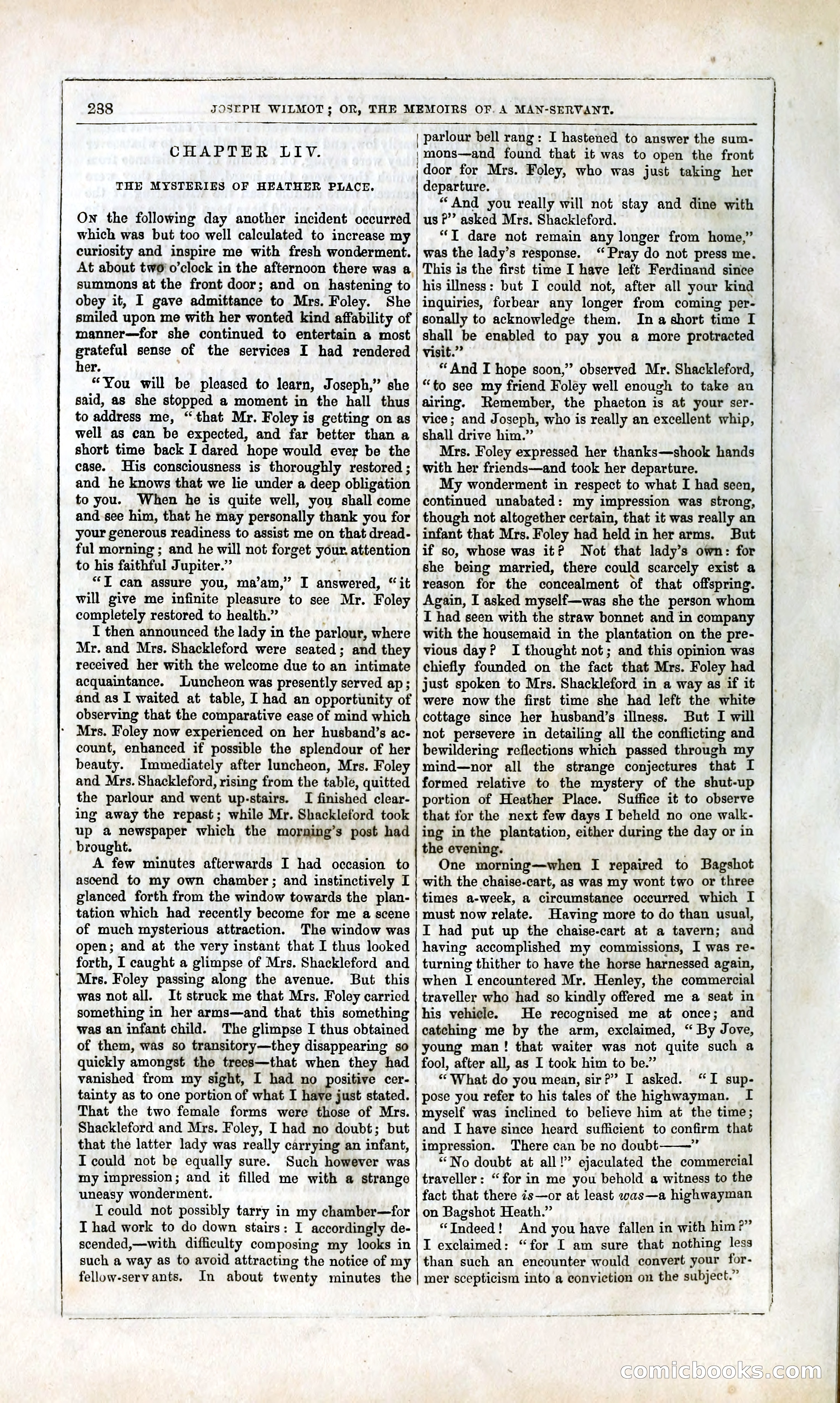 Joseph Wilmot, or, The Memoirs of a Man-Servant — page 301 of 394