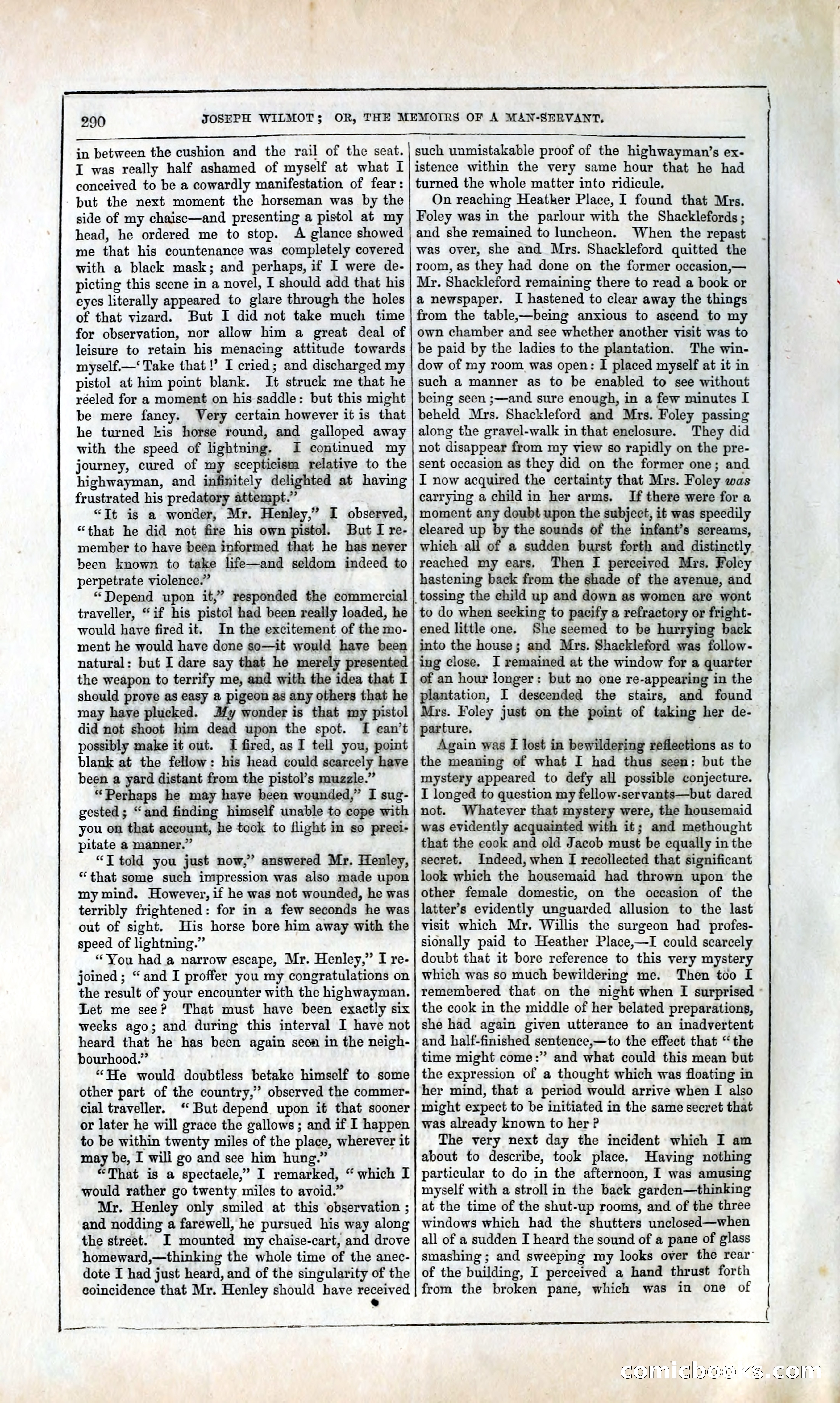 Joseph Wilmot, or, The Memoirs of a Man-Servant — page 303 of 394