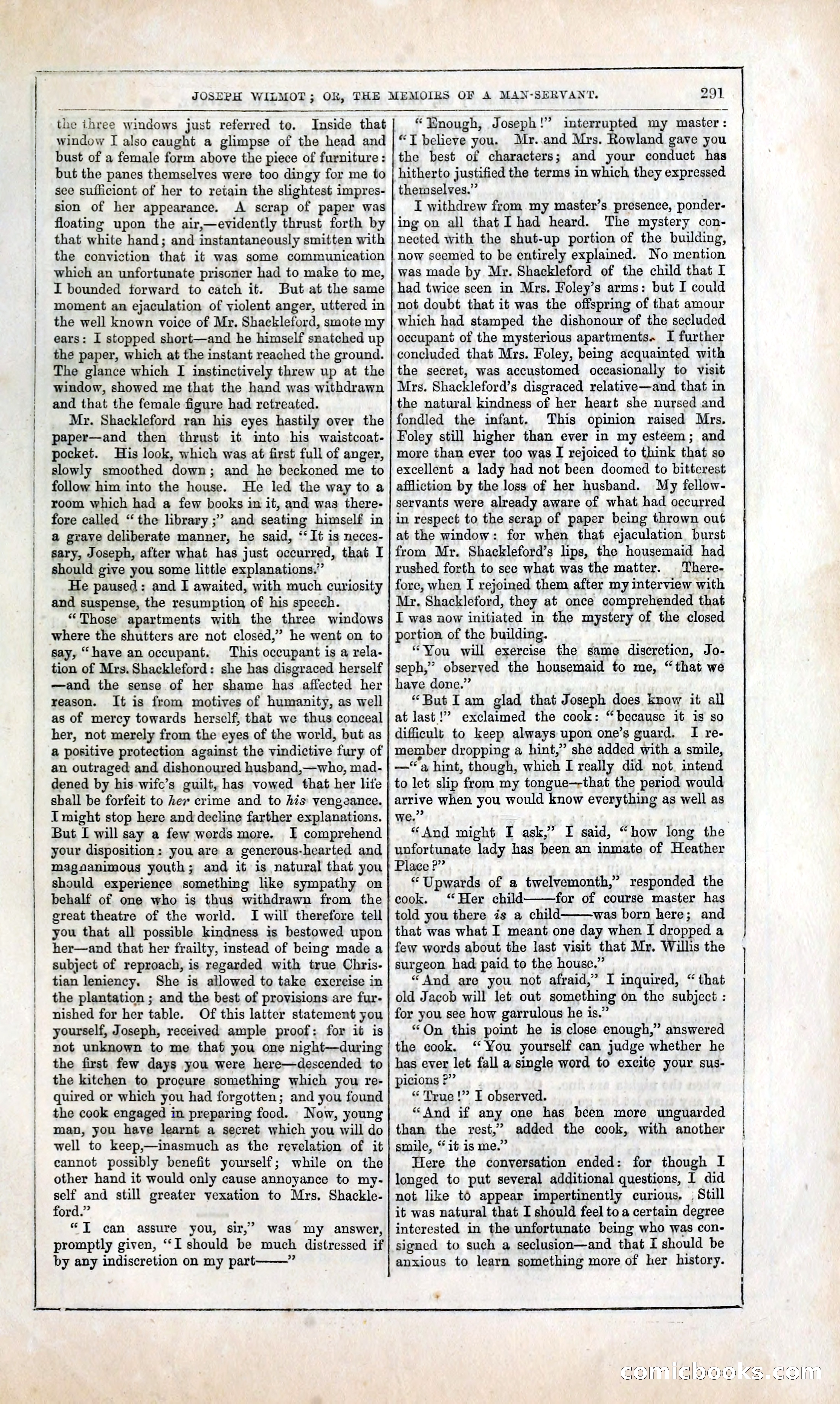 Joseph Wilmot, or, The Memoirs of a Man-Servant — page 304 of 394