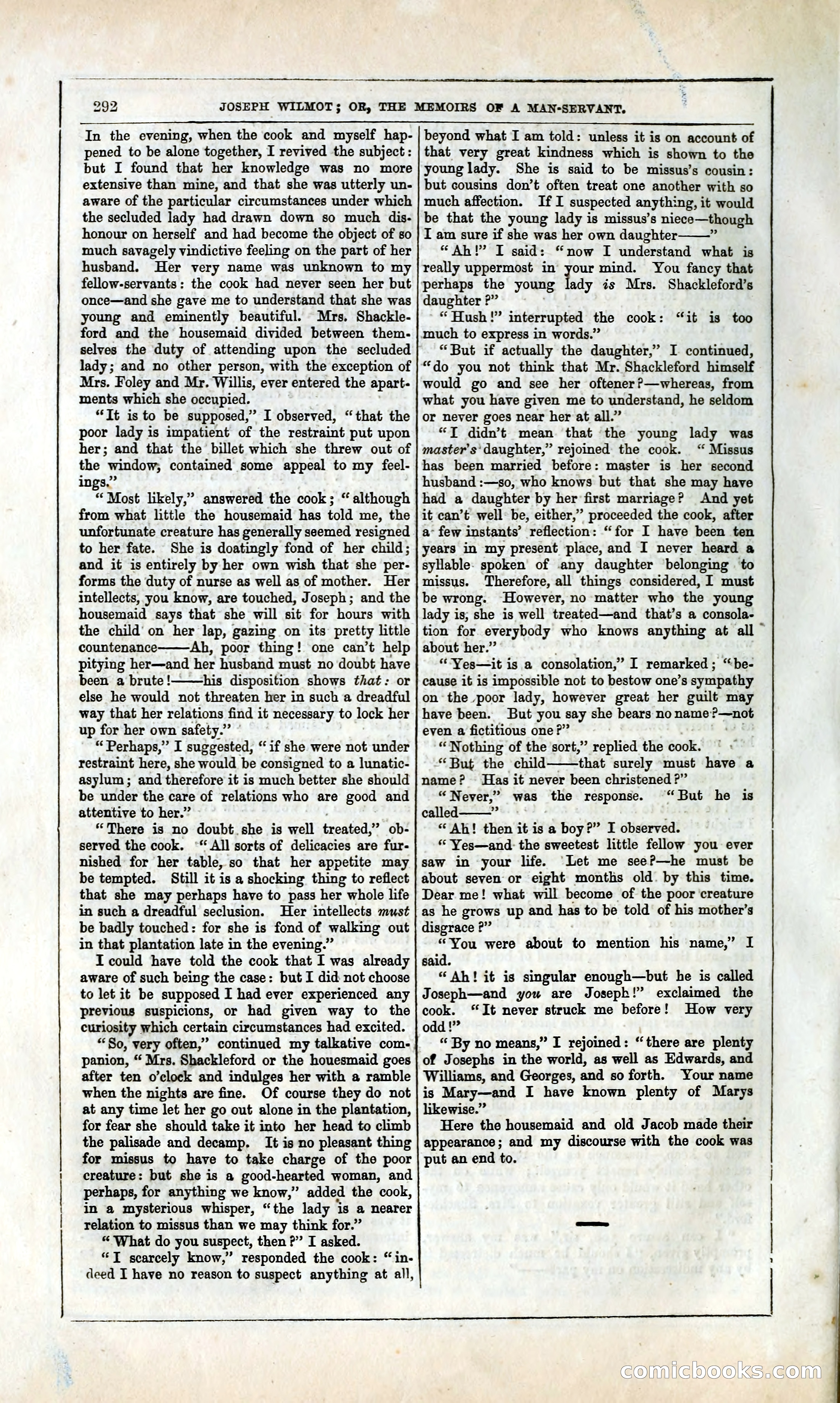 Joseph Wilmot, or, The Memoirs of a Man-Servant — page 305 of 394
