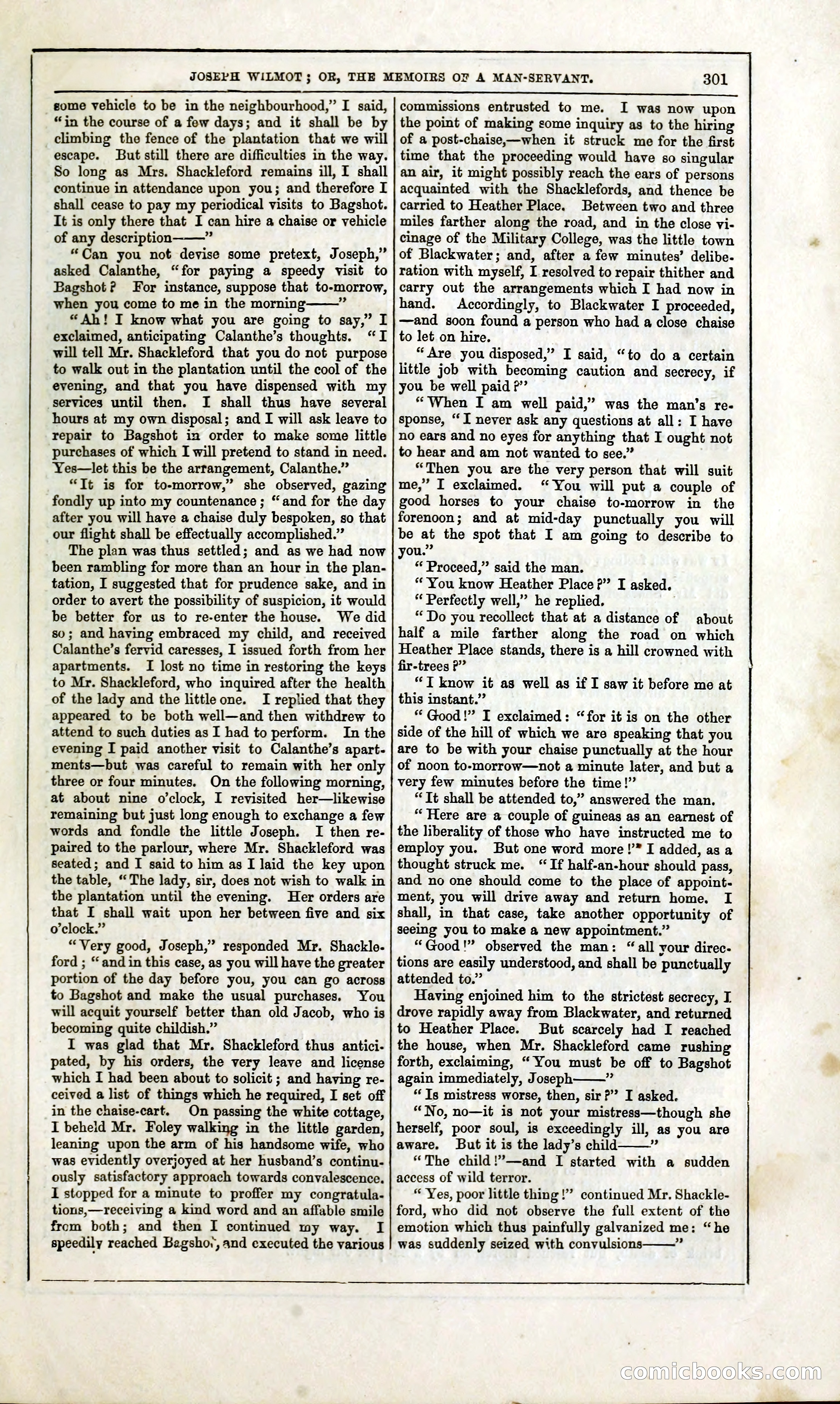 Joseph Wilmot, or, The Memoirs of a Man-Servant — page 314 of 394