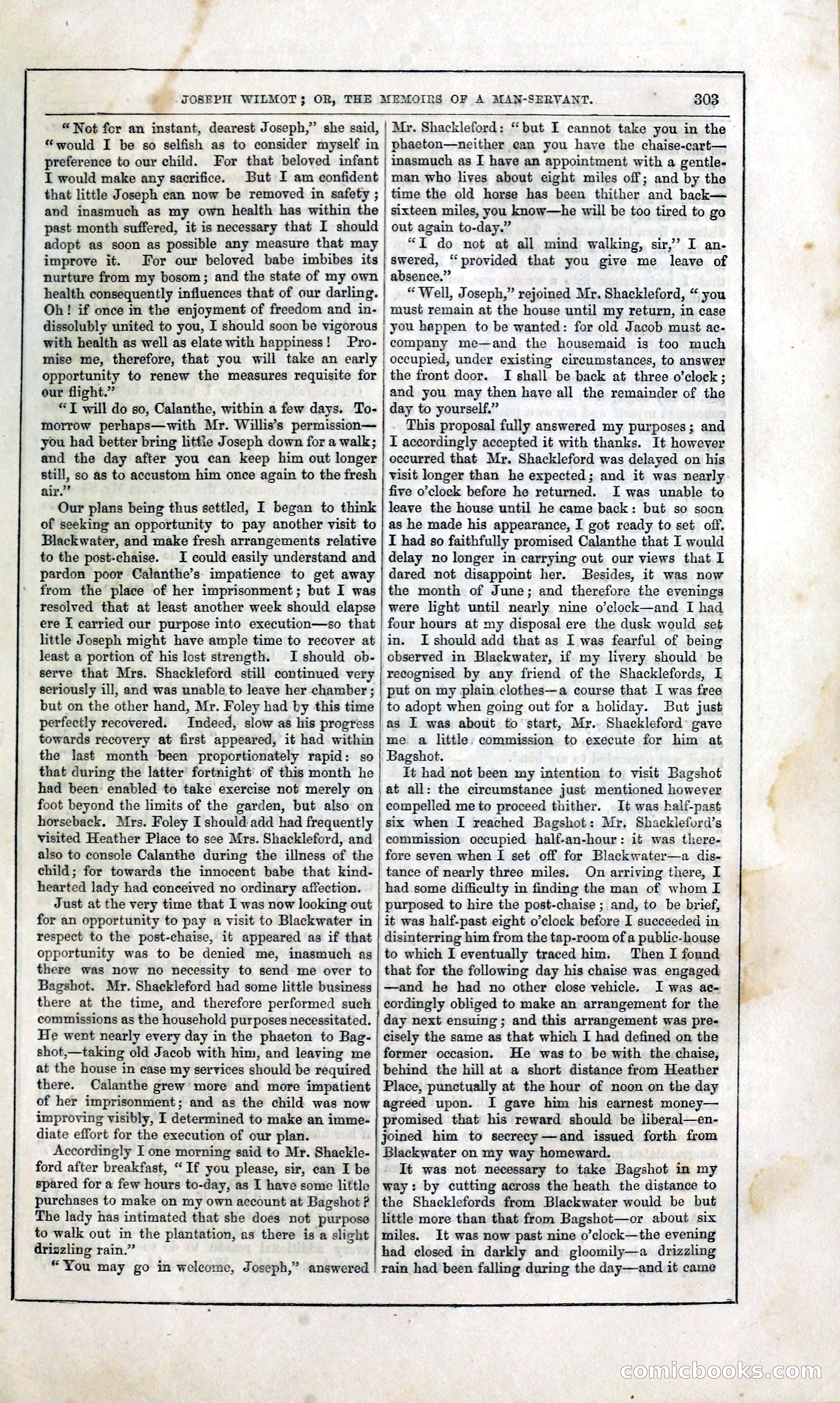 Joseph Wilmot, or, The Memoirs of a Man-Servant — page 316 of 394