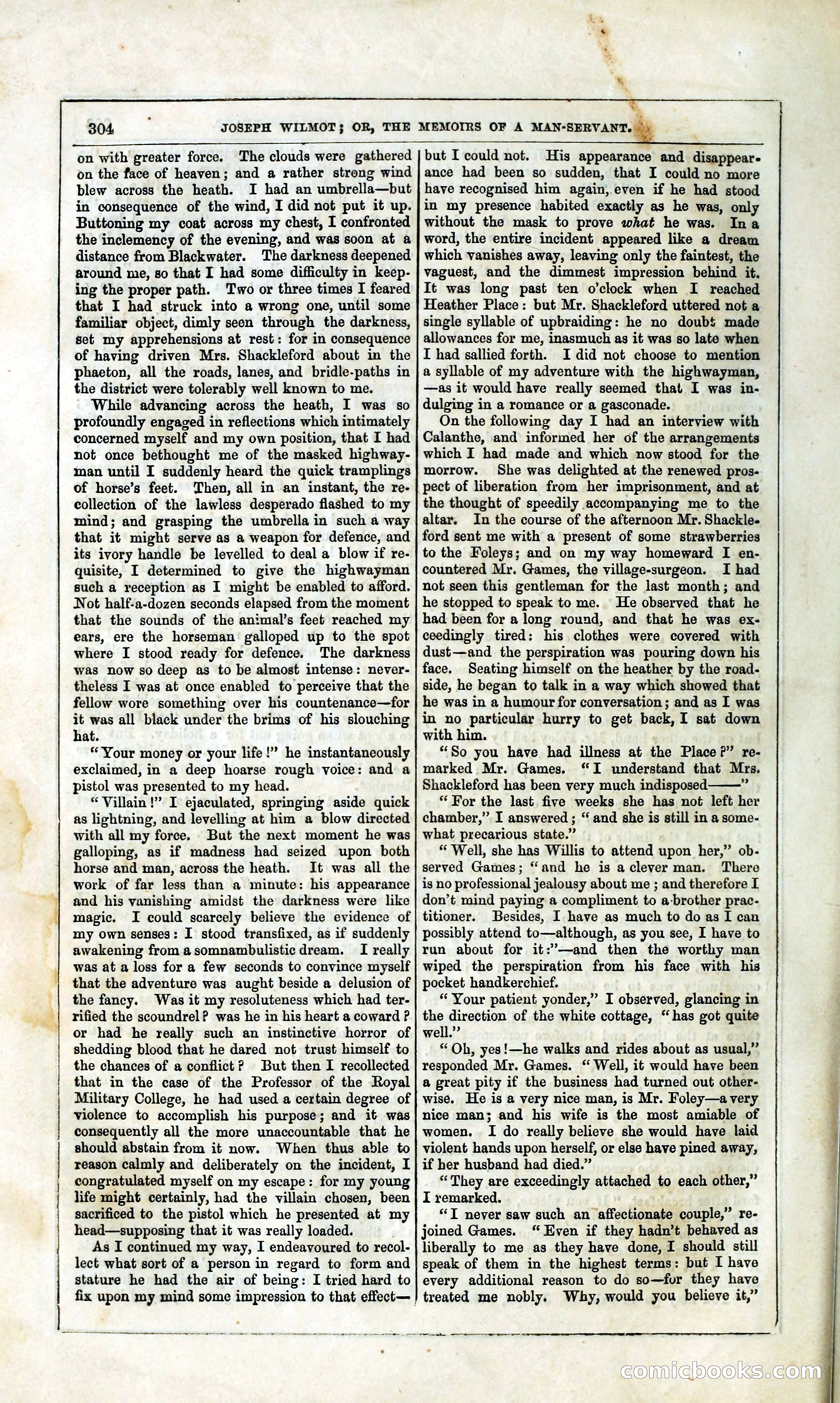 Joseph Wilmot, or, The Memoirs of a Man-Servant — page 317 of 394