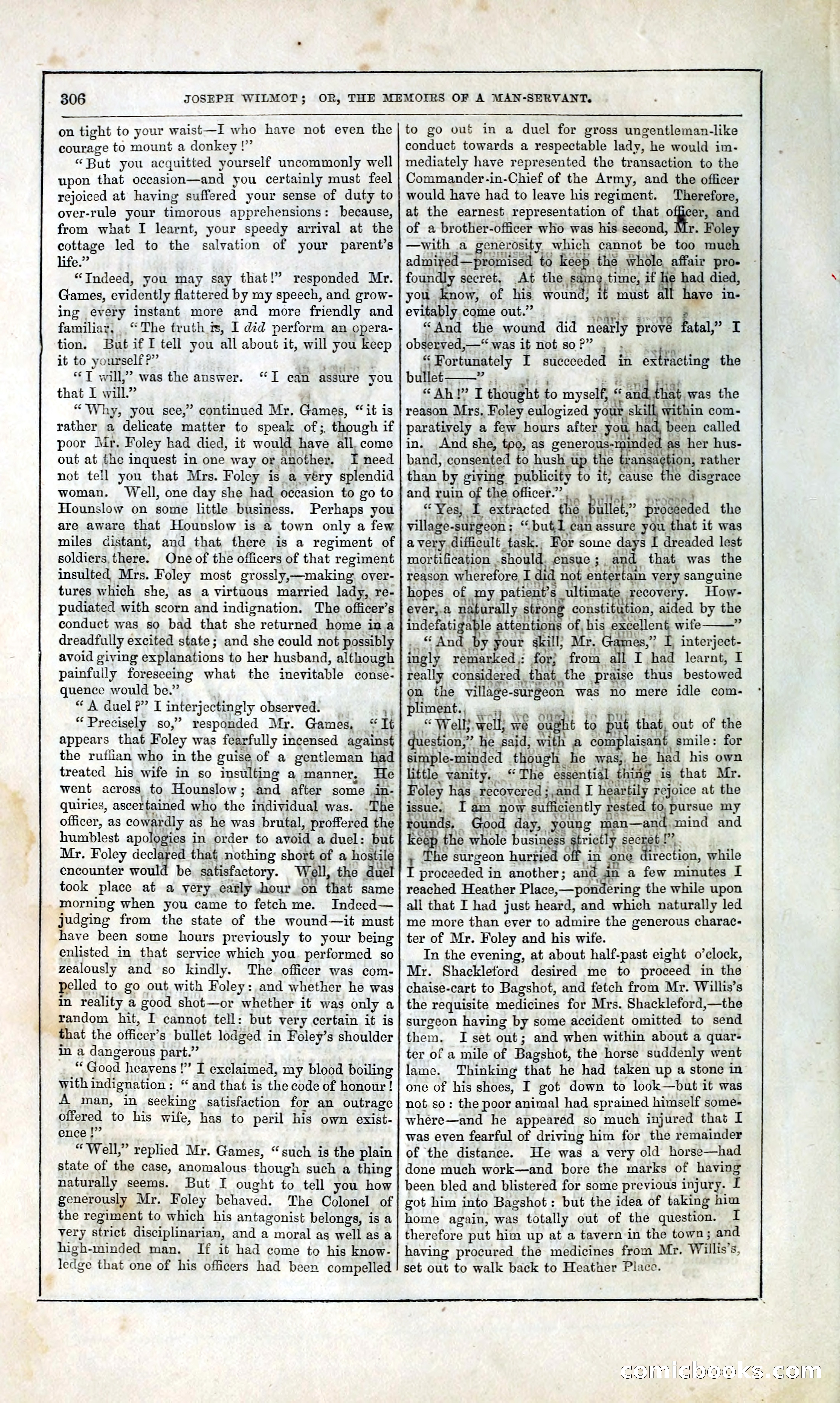 Joseph Wilmot, or, The Memoirs of a Man-Servant — page 319 of 394