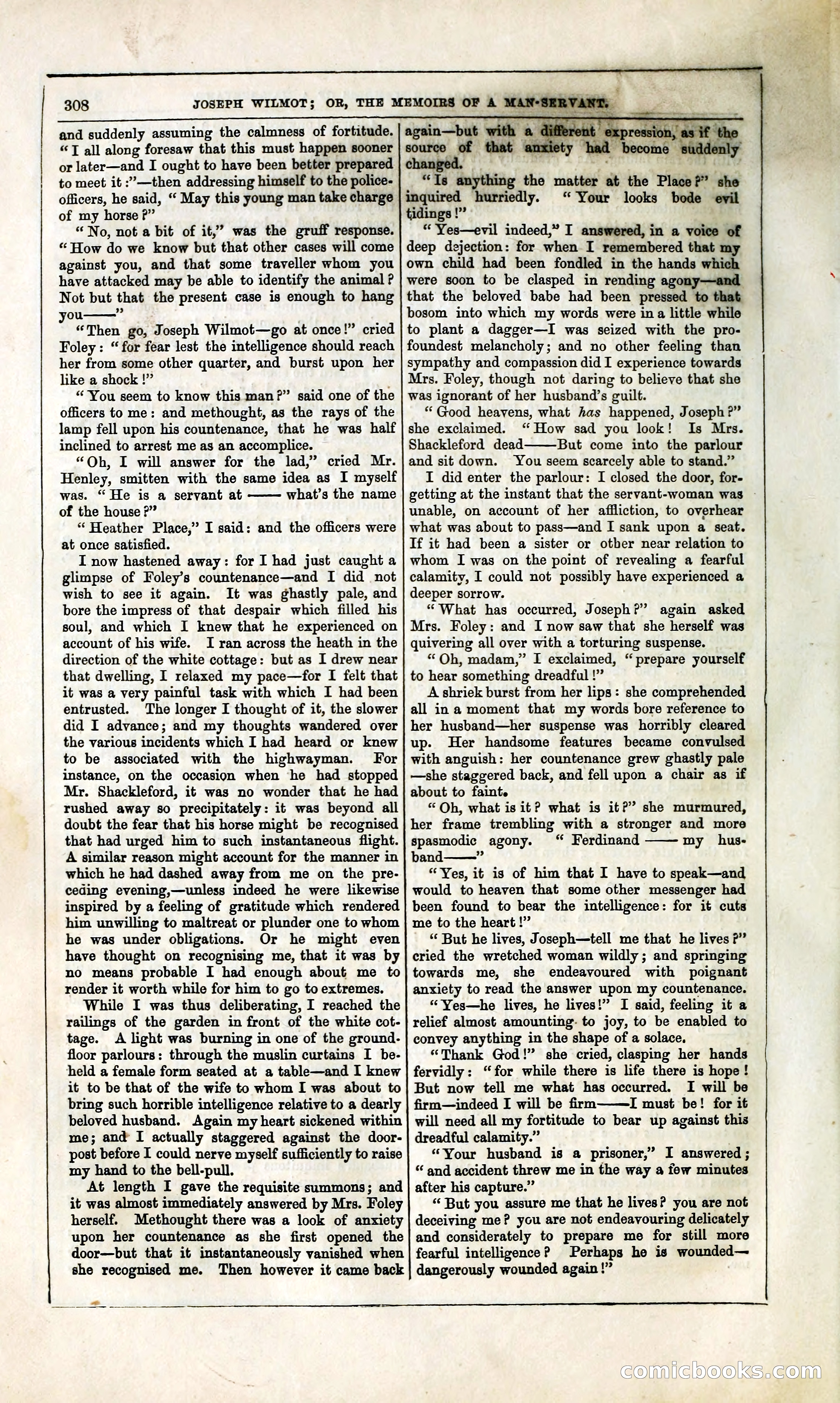 Joseph Wilmot, or, The Memoirs of a Man-Servant — page 321 of 394