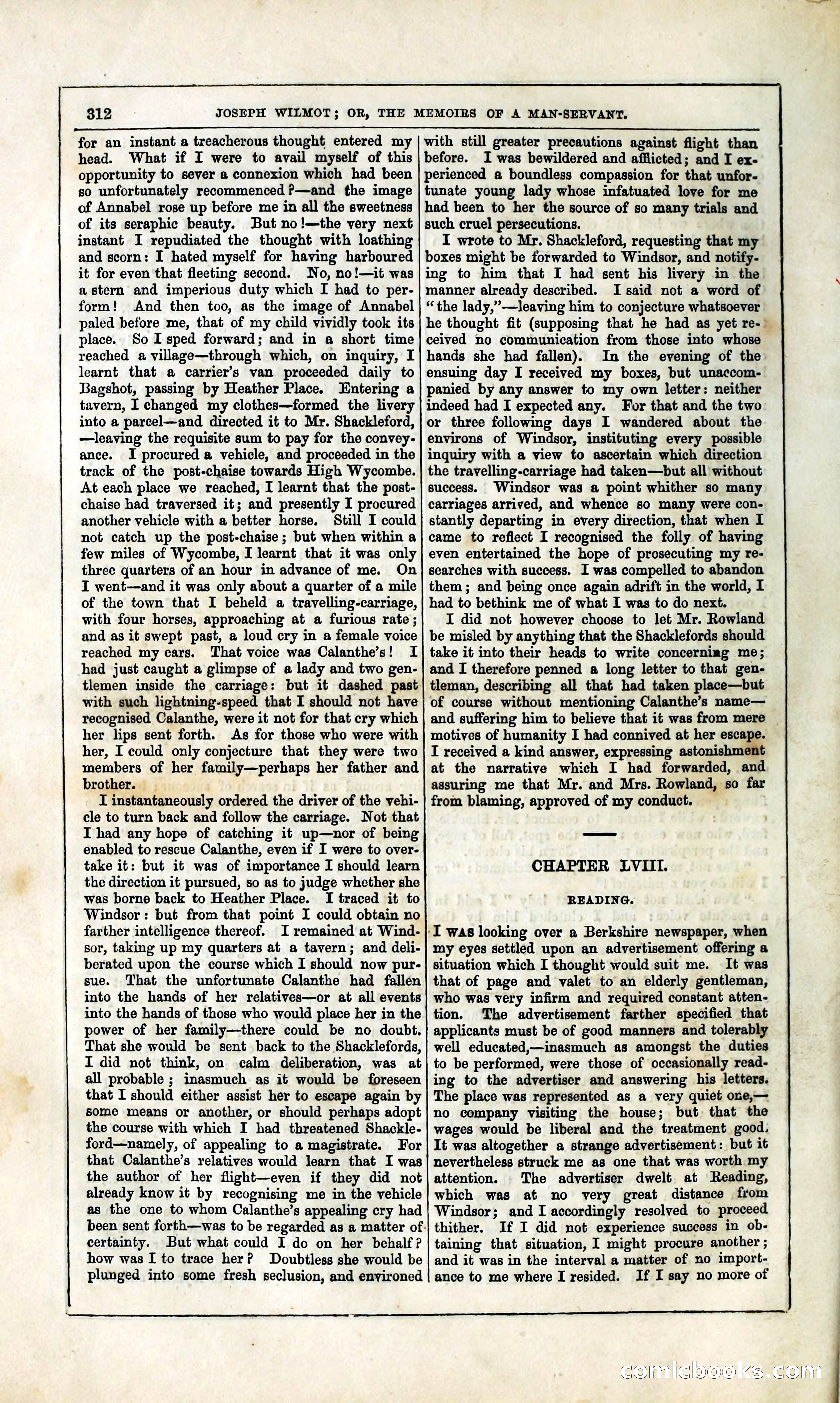 Joseph Wilmot, or, The Memoirs of a Man-Servant — page 325 of 394