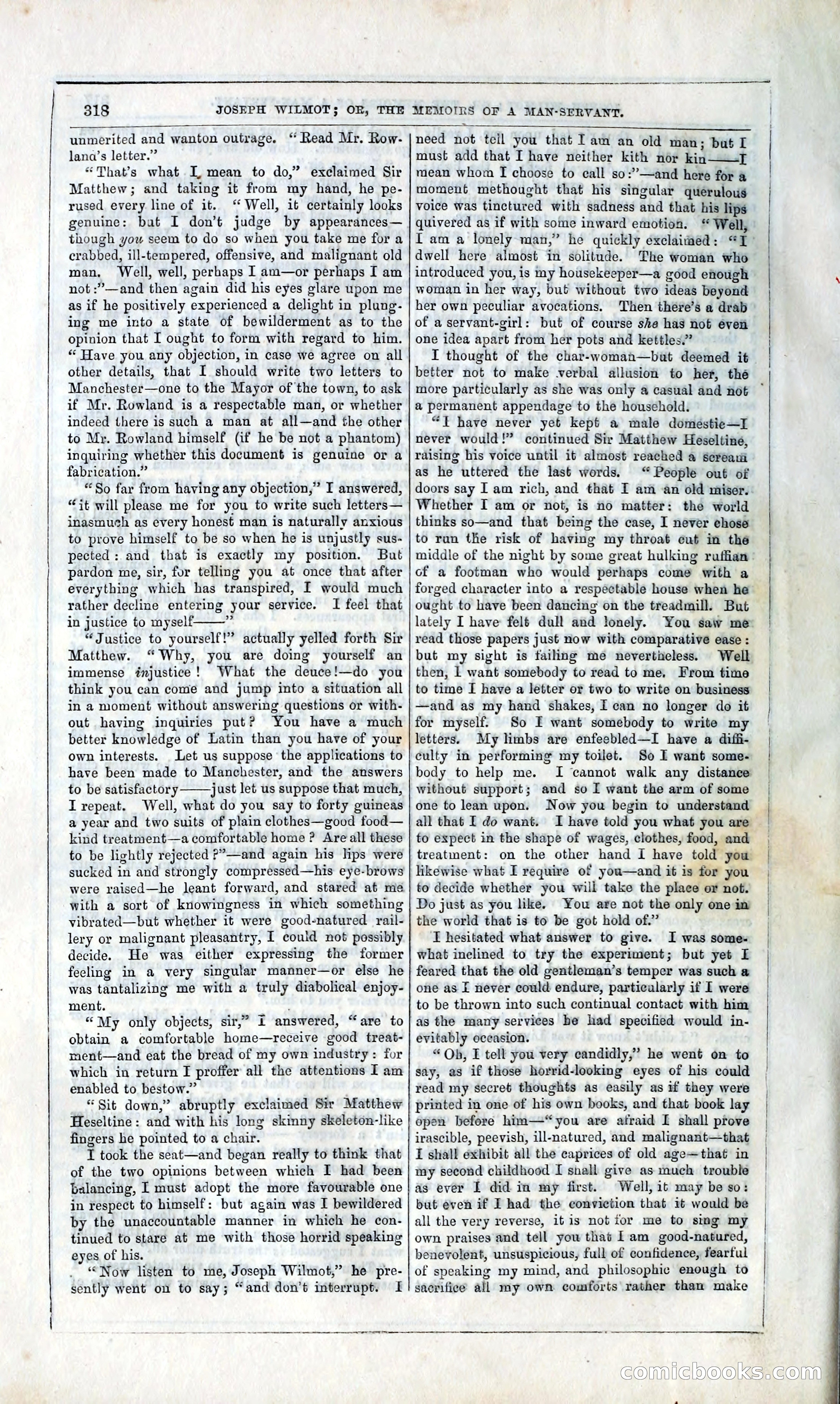 Joseph Wilmot, or, The Memoirs of a Man-Servant — page 331 of 394