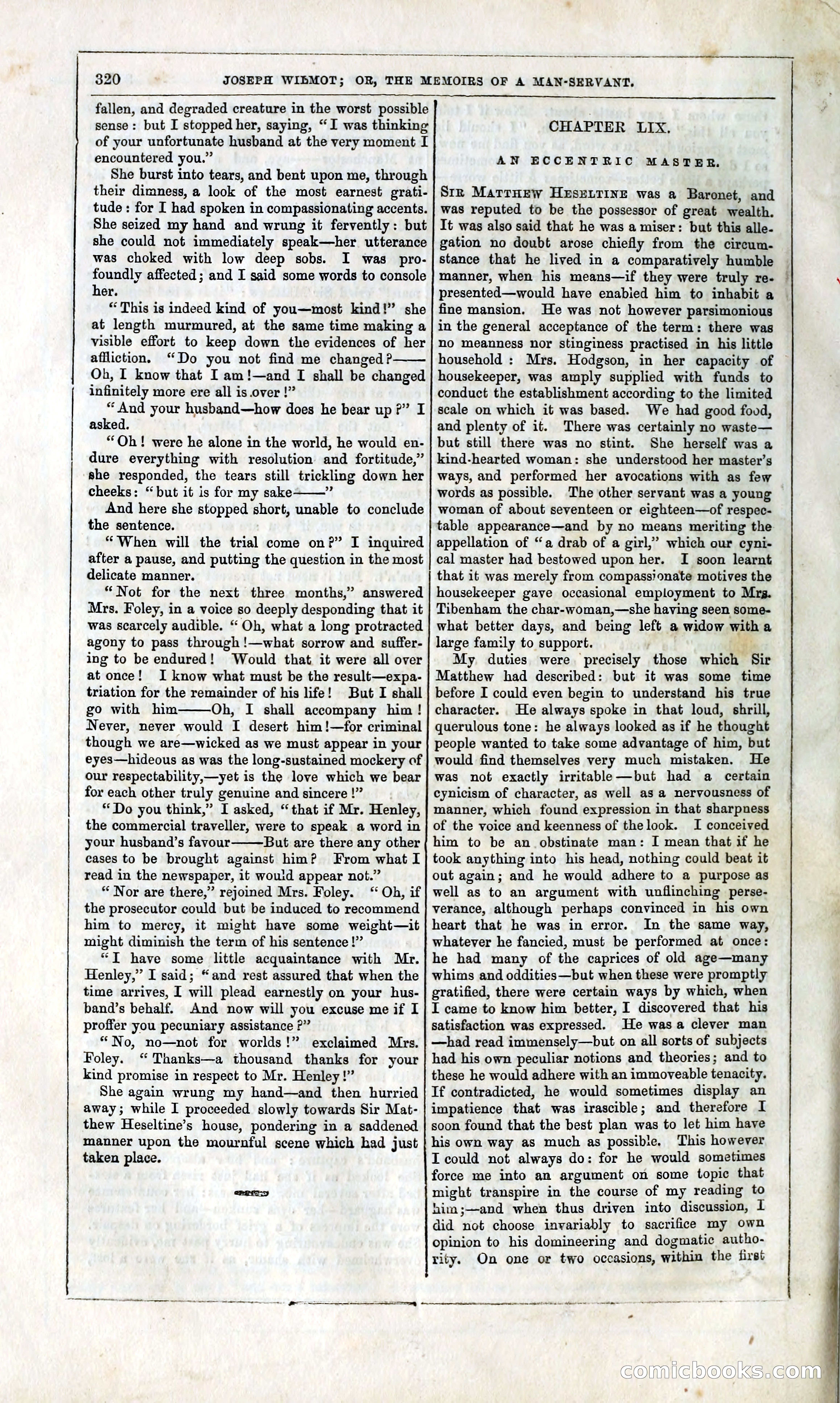 Joseph Wilmot, or, The Memoirs of a Man-Servant — page 333 of 394