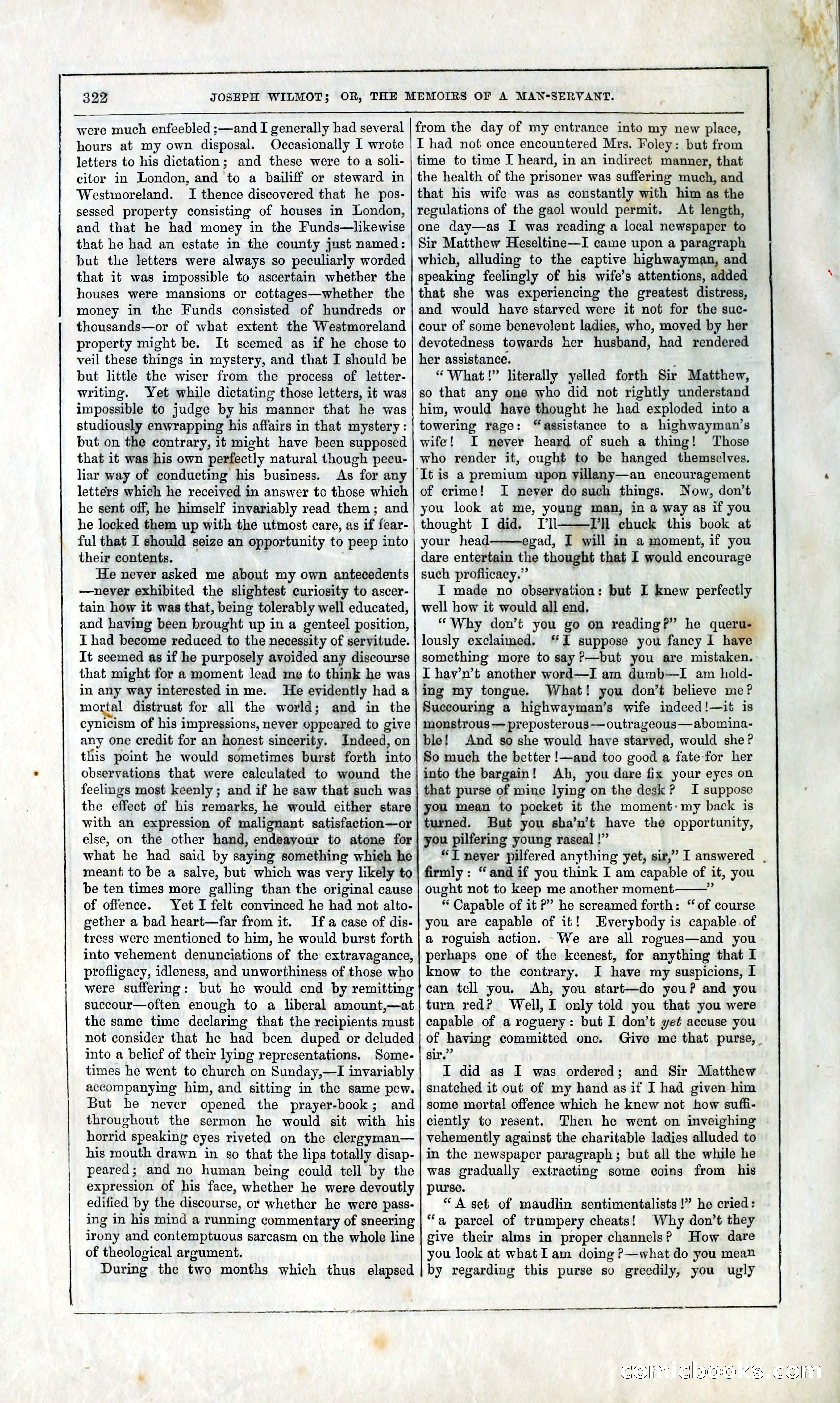 Joseph Wilmot, or, The Memoirs of a Man-Servant — page 335 of 394