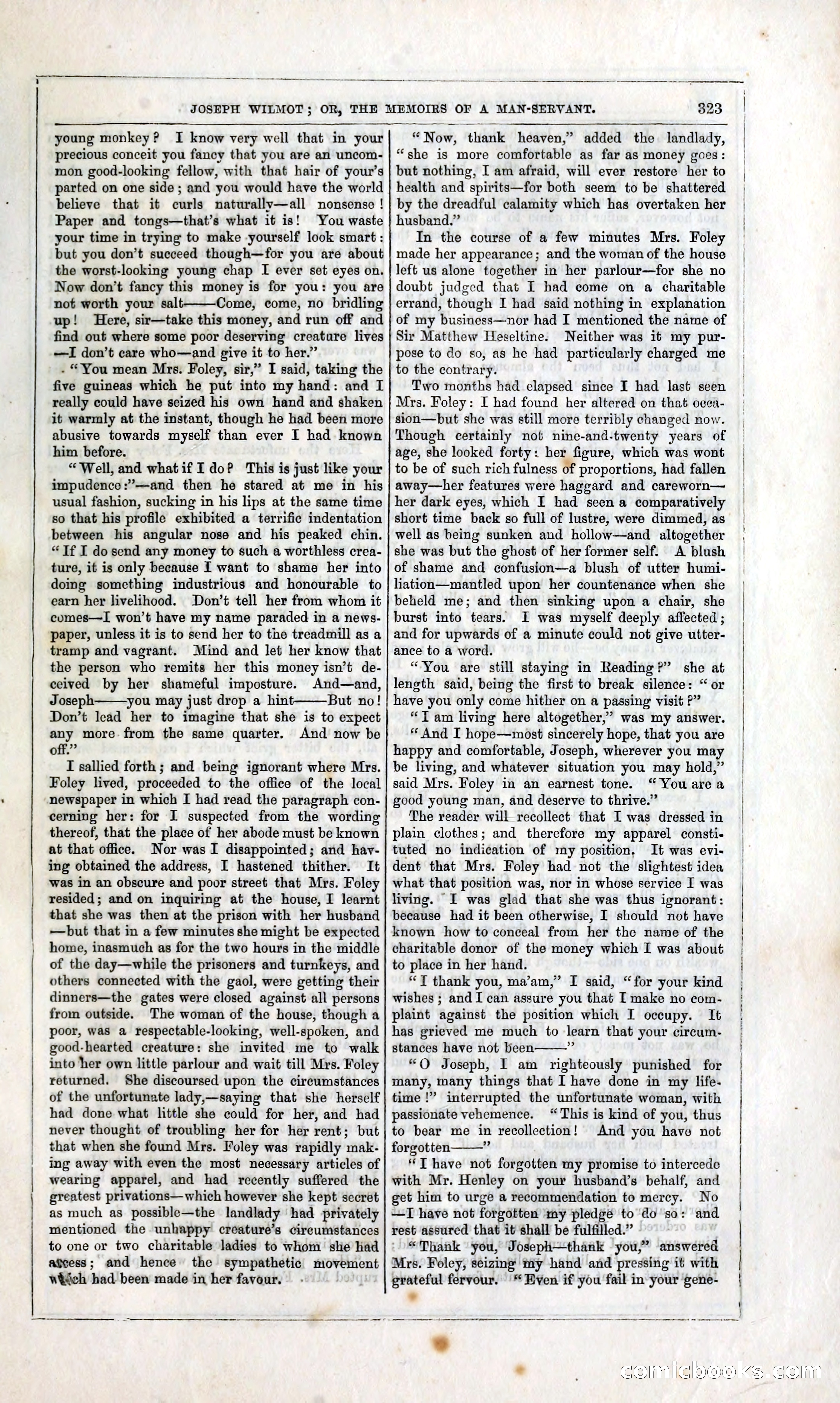 Joseph Wilmot, or, The Memoirs of a Man-Servant — page 336 of 394