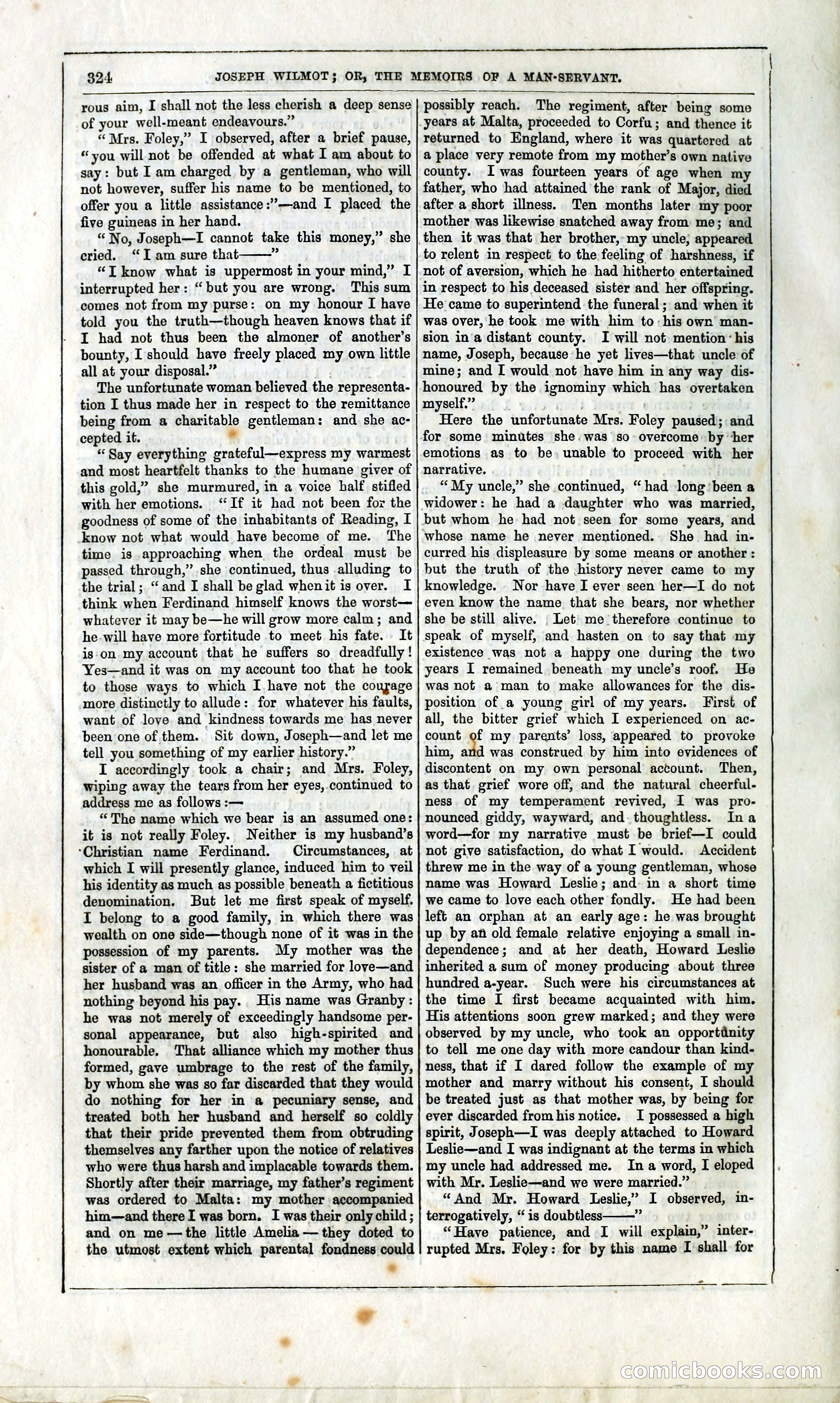Joseph Wilmot, or, The Memoirs of a Man-Servant — page 337 of 394