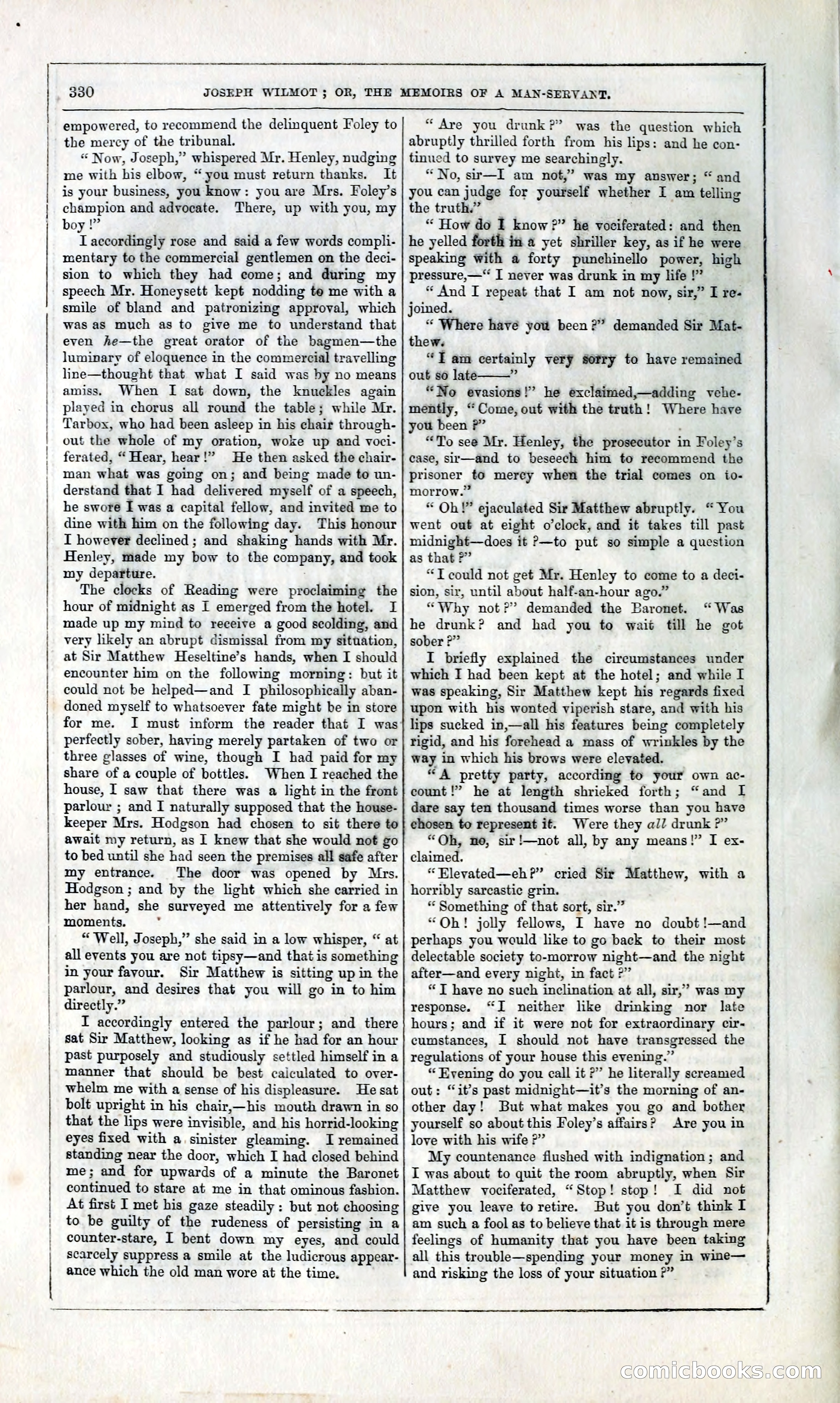 Joseph Wilmot, or, The Memoirs of a Man-Servant — page 343 of 394