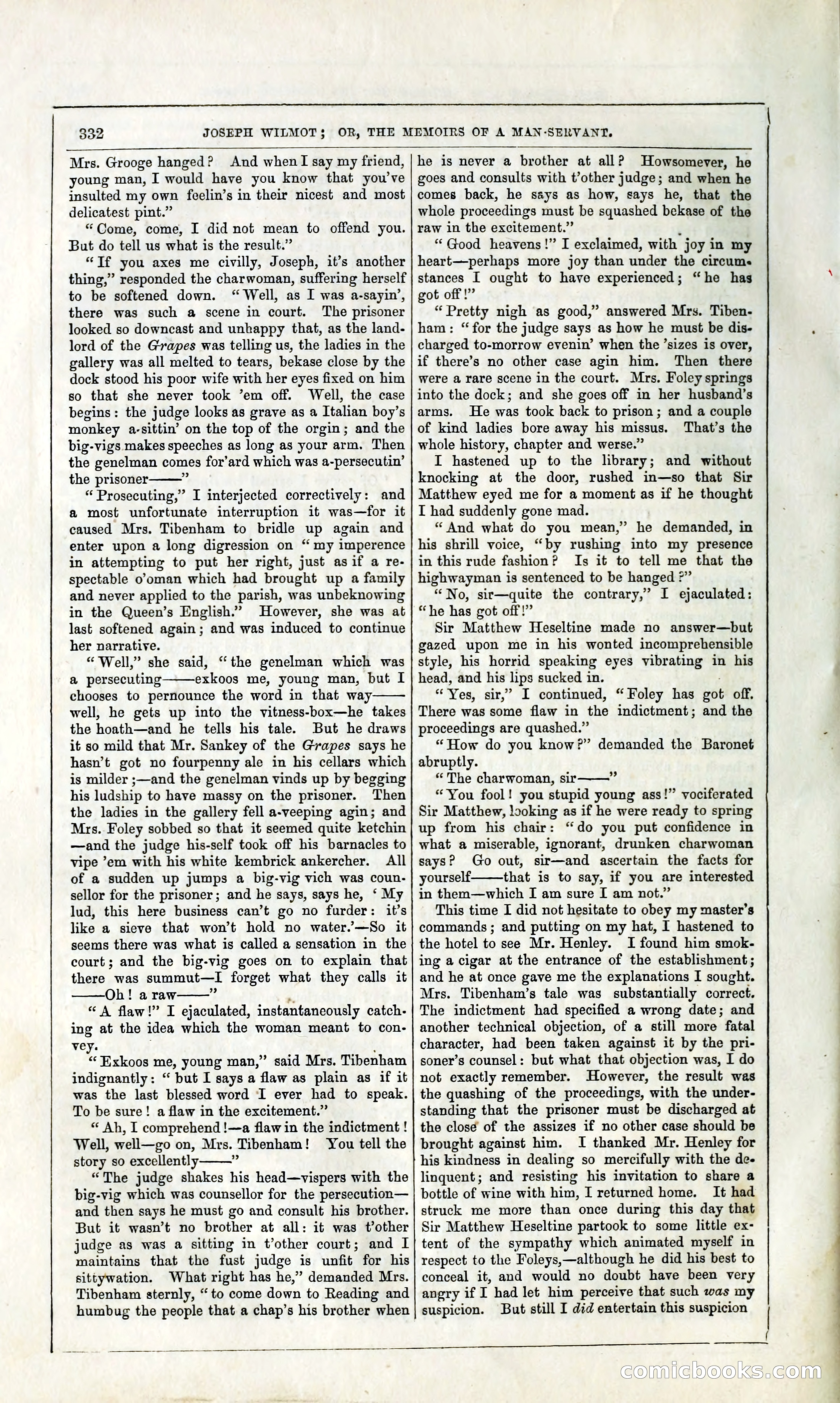 Joseph Wilmot, or, The Memoirs of a Man-Servant — page 345 of 394