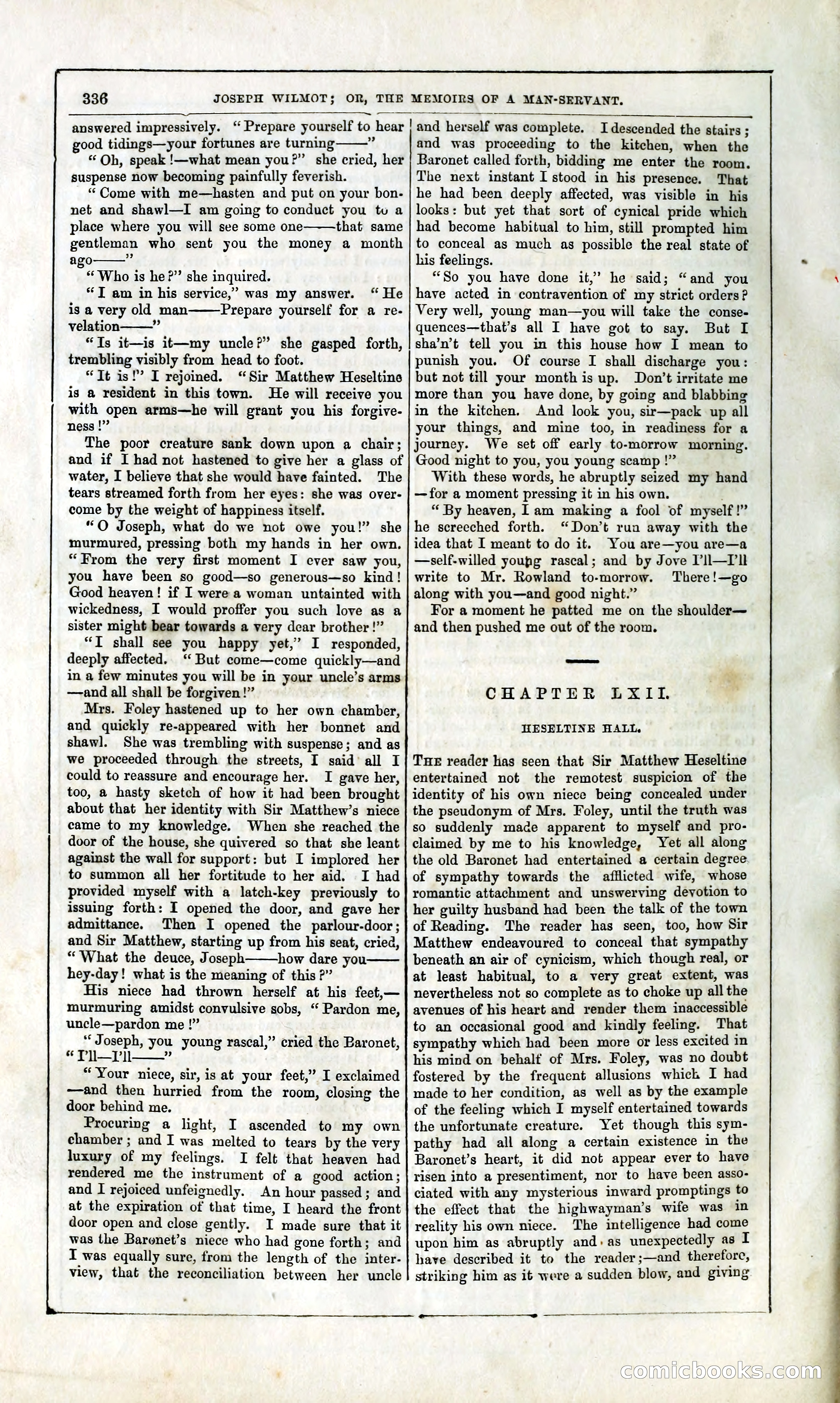 Joseph Wilmot, or, The Memoirs of a Man-Servant — page 349 of 394