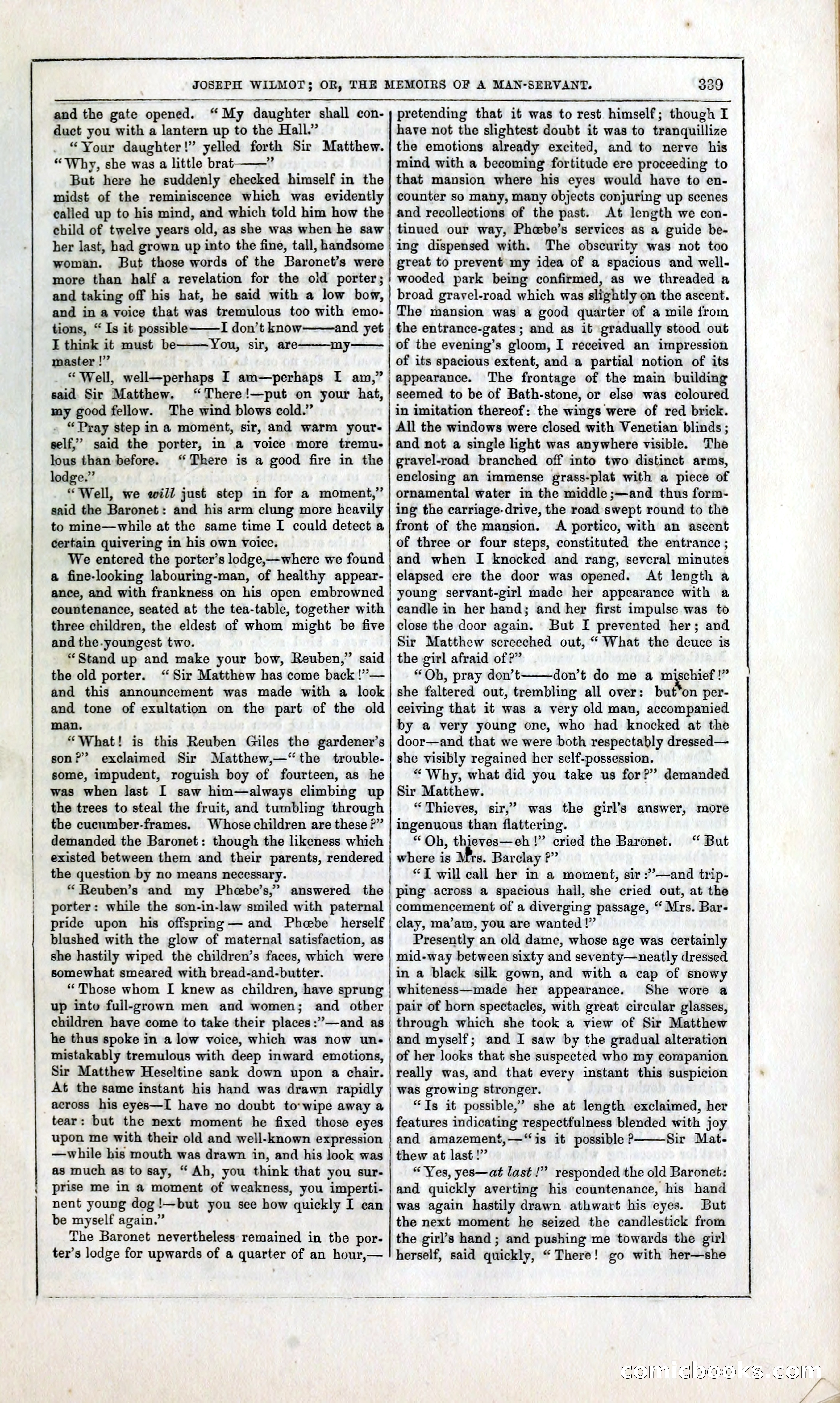 Joseph Wilmot, or, The Memoirs of a Man-Servant — page 352 of 394