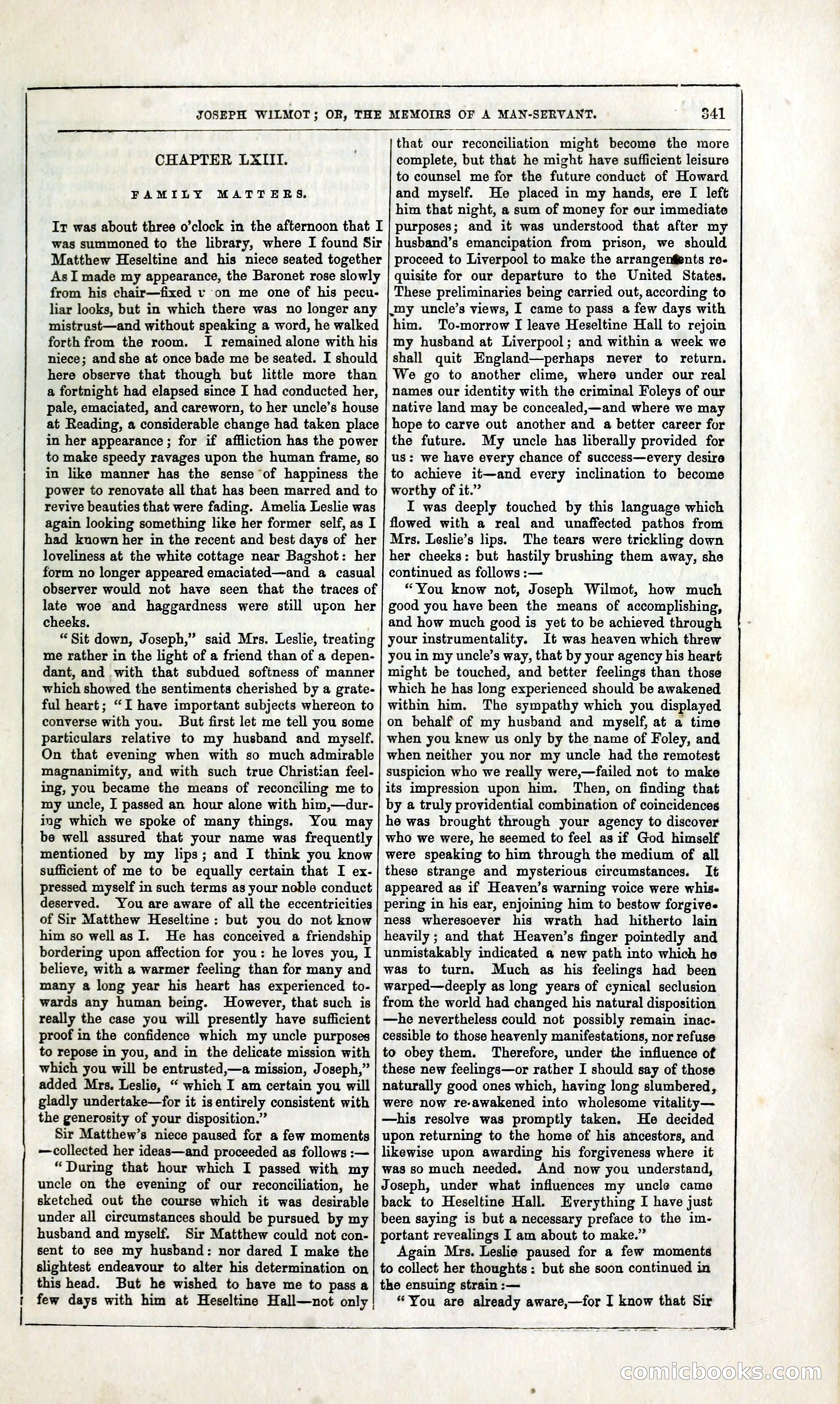 Joseph Wilmot, or, The Memoirs of a Man-Servant — page 354 of 394