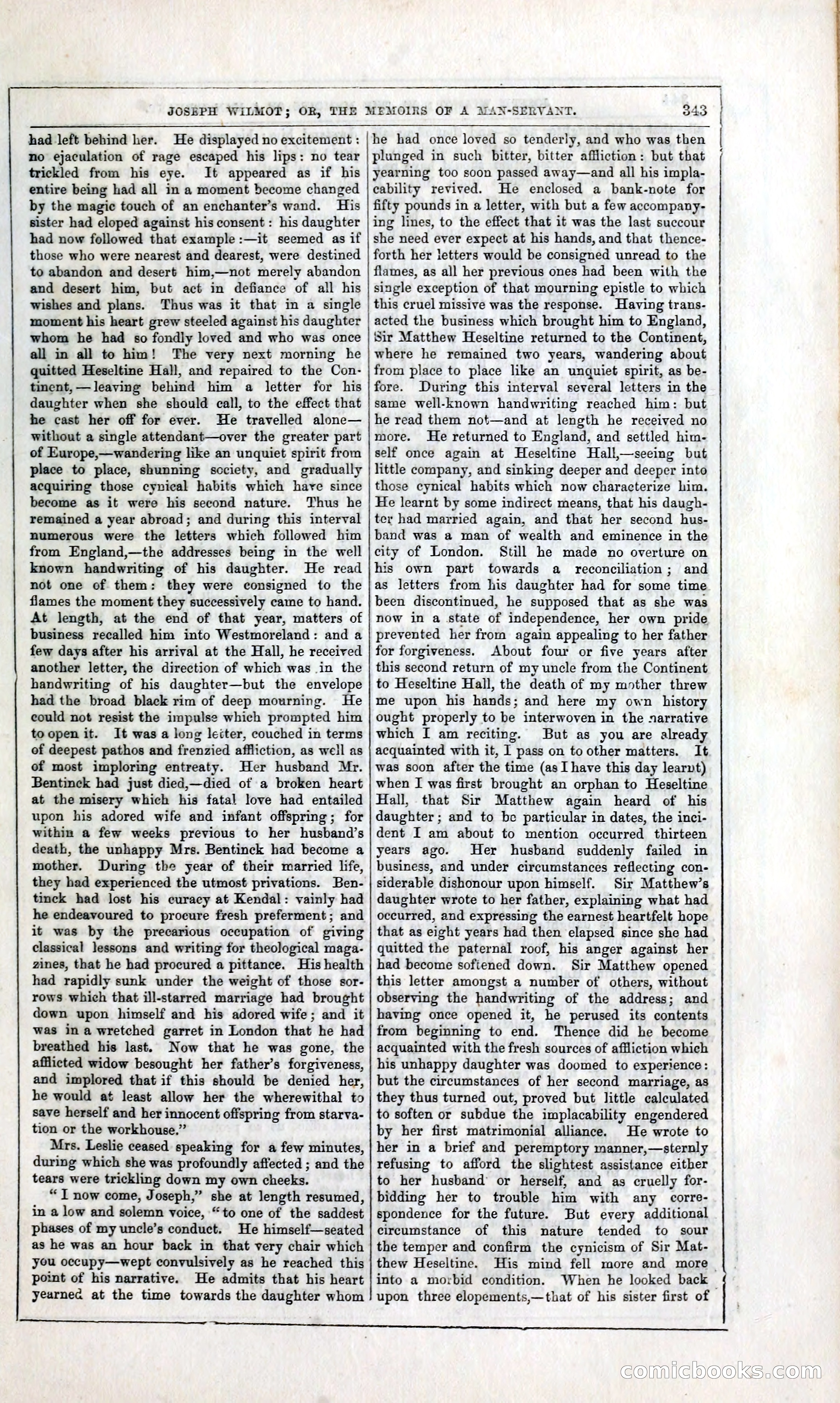 Joseph Wilmot, or, The Memoirs of a Man-Servant — page 356 of 394