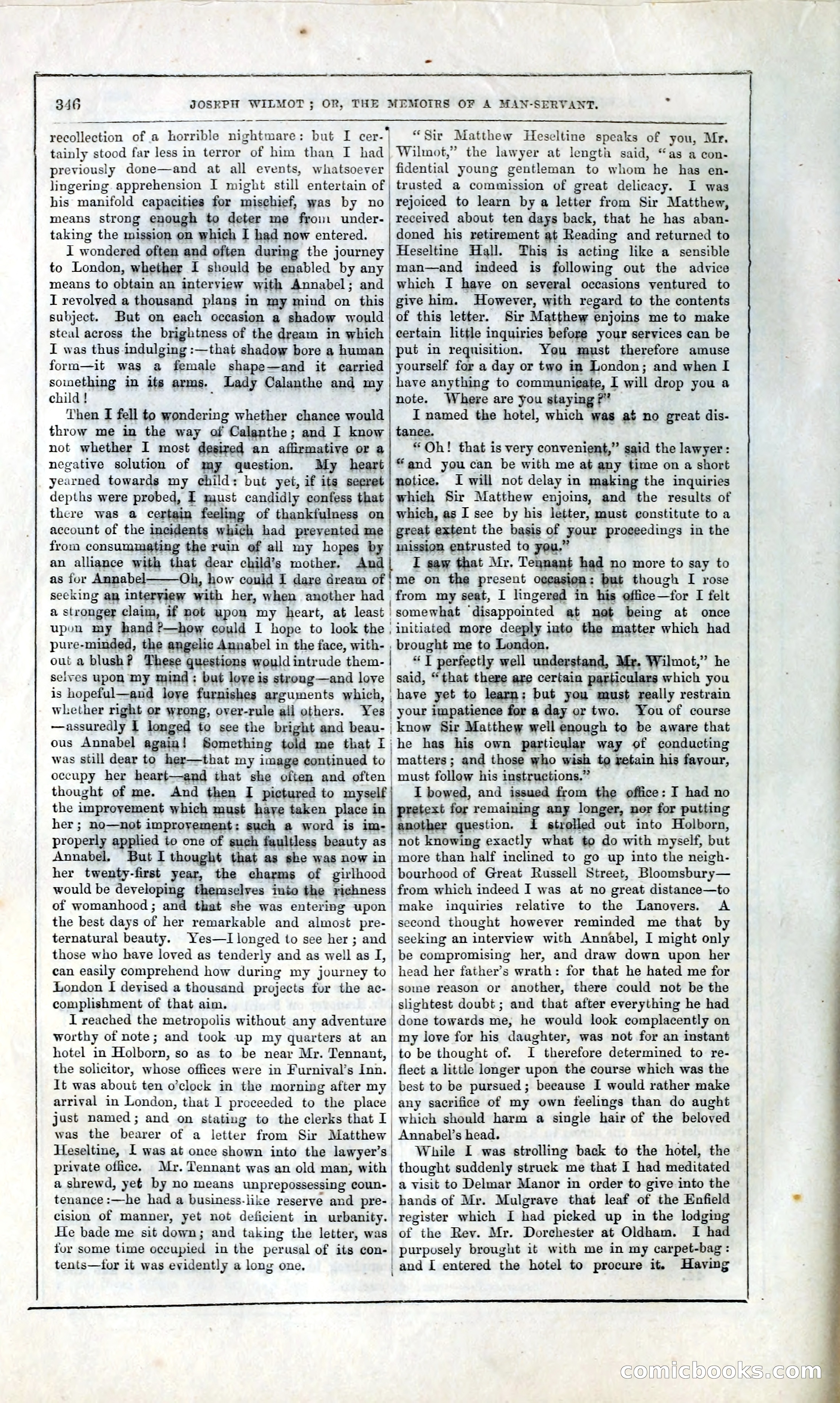Joseph Wilmot, or, The Memoirs of a Man-Servant — page 359 of 394