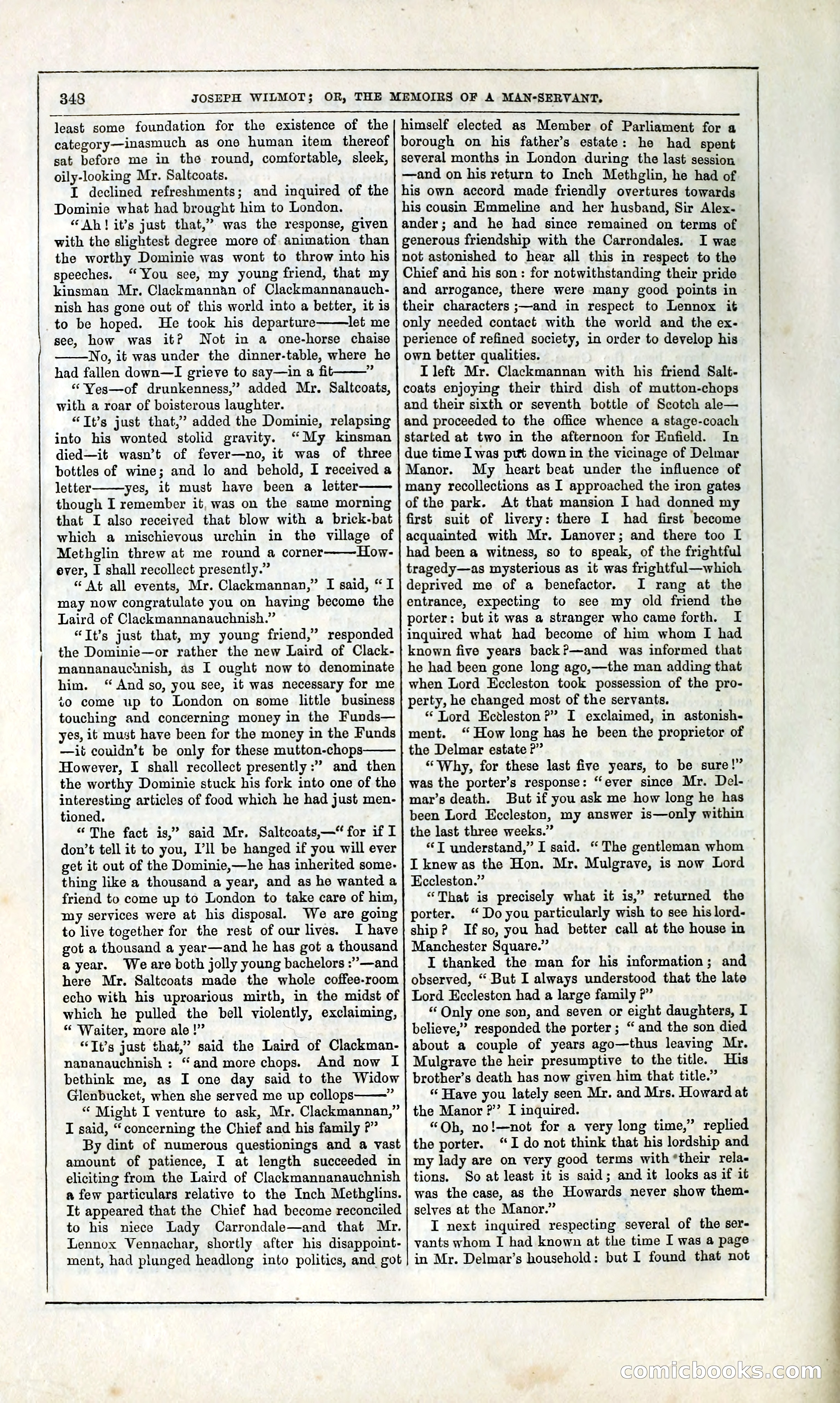 Joseph Wilmot, or, The Memoirs of a Man-Servant — page 361 of 394